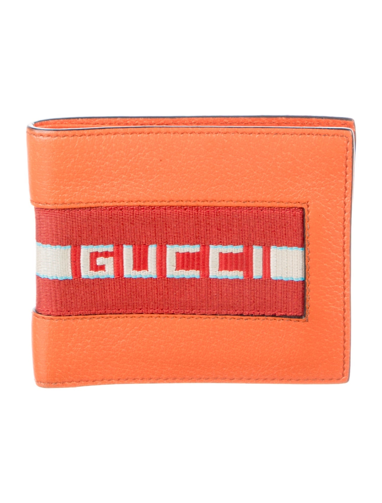 Gucci Leather Printed Bifold Wallet