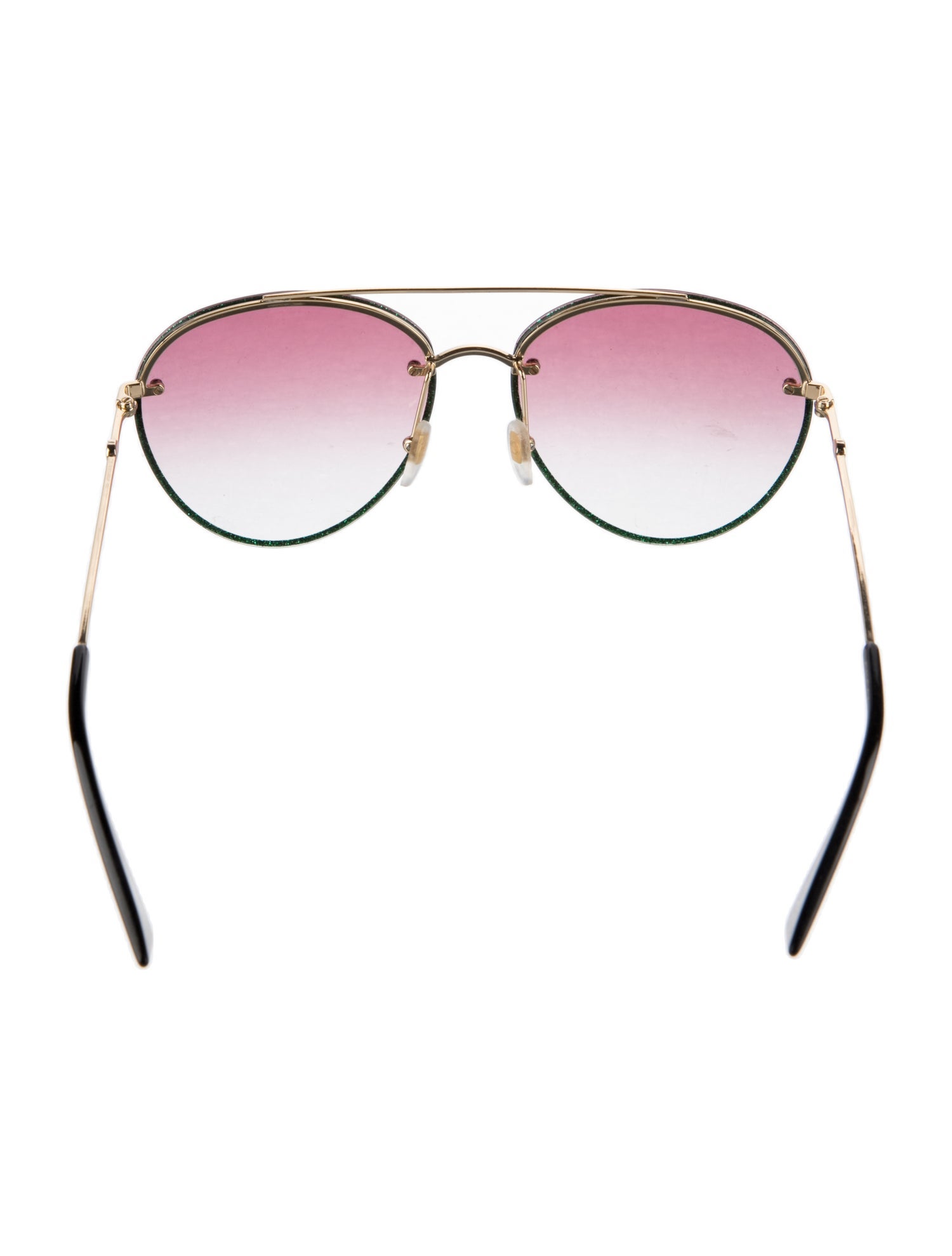 Gucci Interlocking G Logo Round Sunglasses