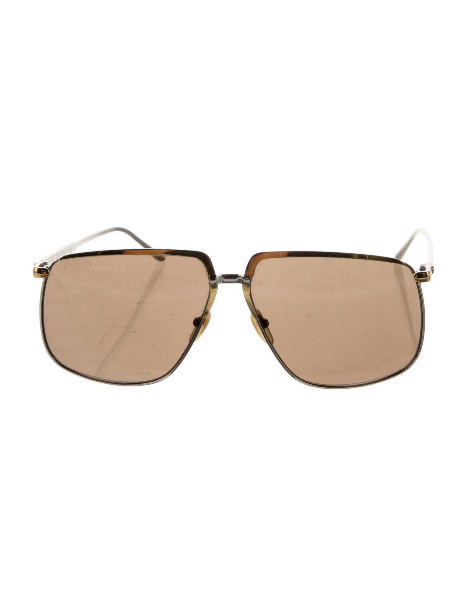 Gucci Interlocking G Logo Aviator Sunglasses