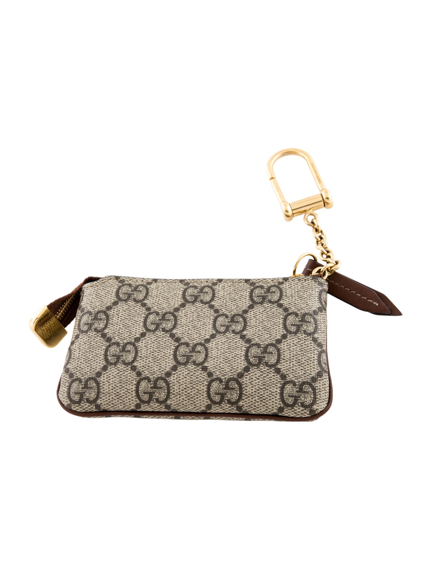 Gucci Monogram Coin Pouch Keychain