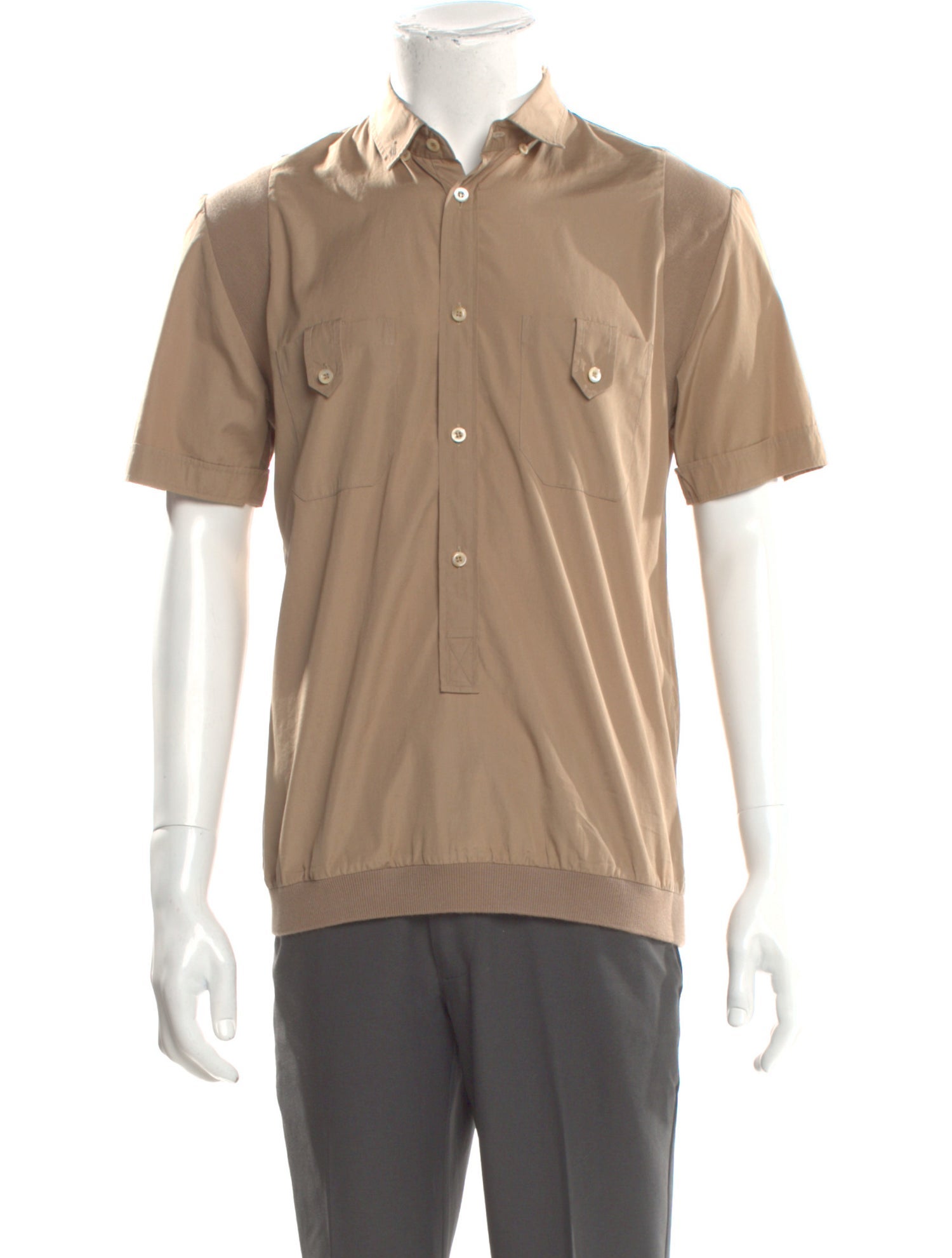Gucci Web Accent Short Sleeve Shirt