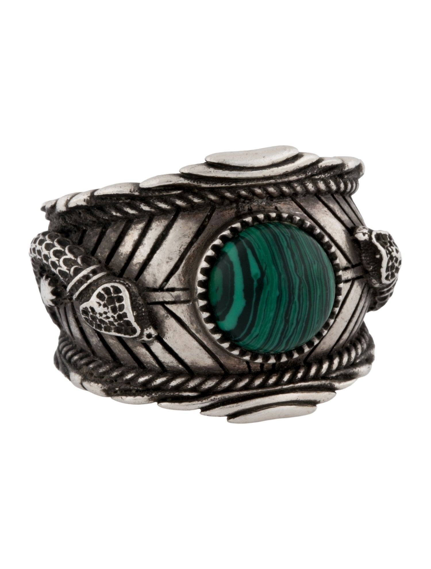 Gucci Resin Garden Snake Band Ring