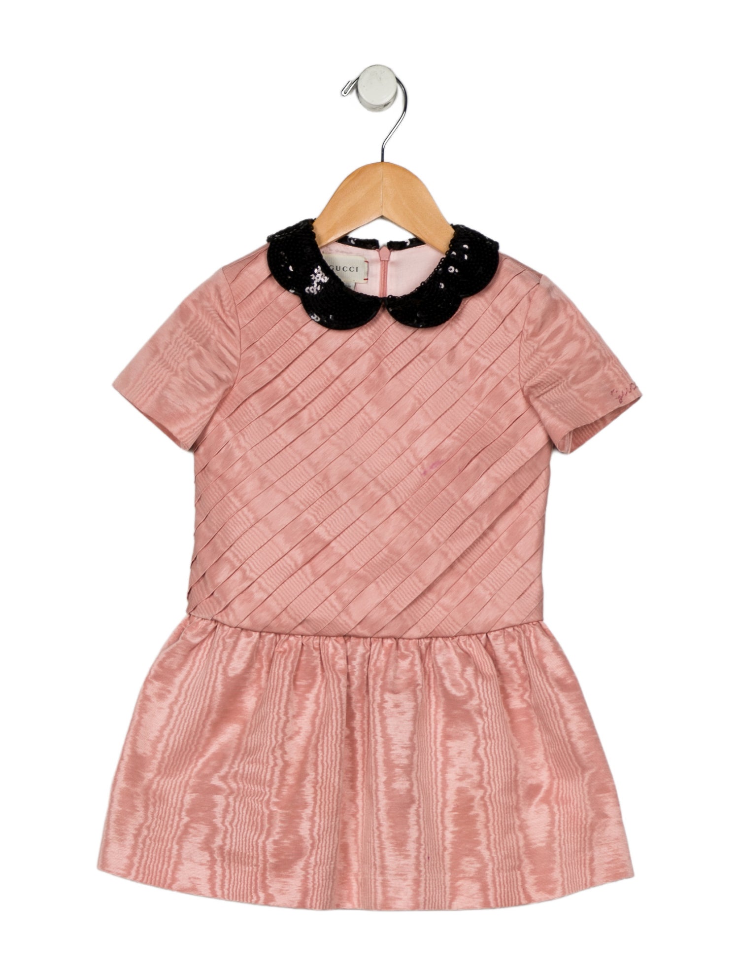 Gucci Toddler Girls' Pleated Knee Length Dress