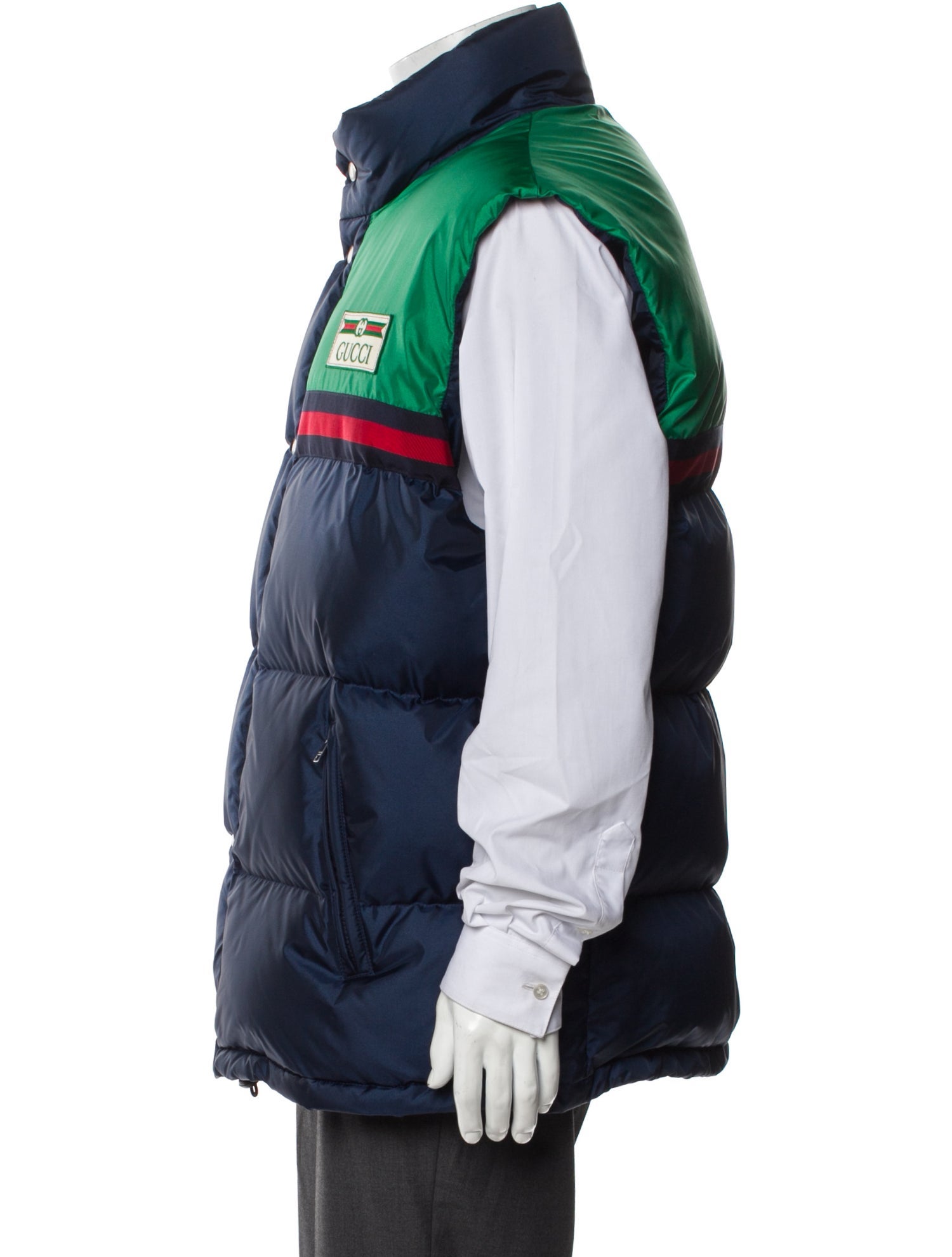 Gucci Sylvie Web Accent Vest w/ Tags