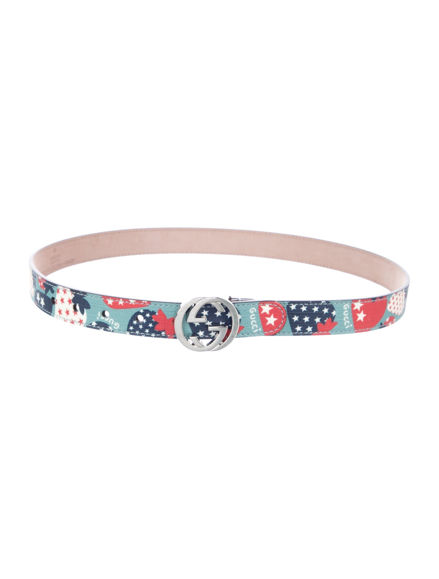 Gucci Interlocking G Logo Skinny Waist Belt