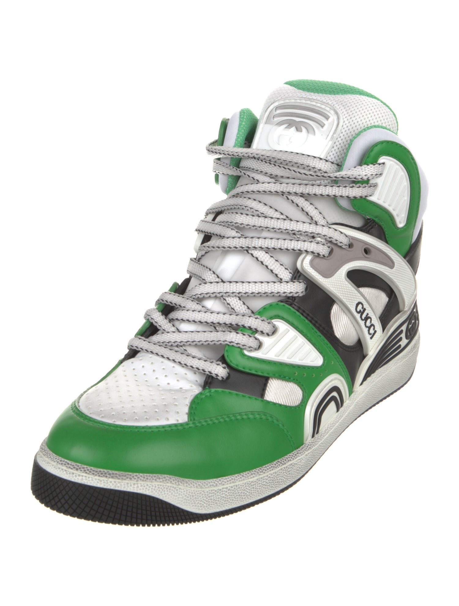 Gucci Interlocking G Logo Leather Sneakers