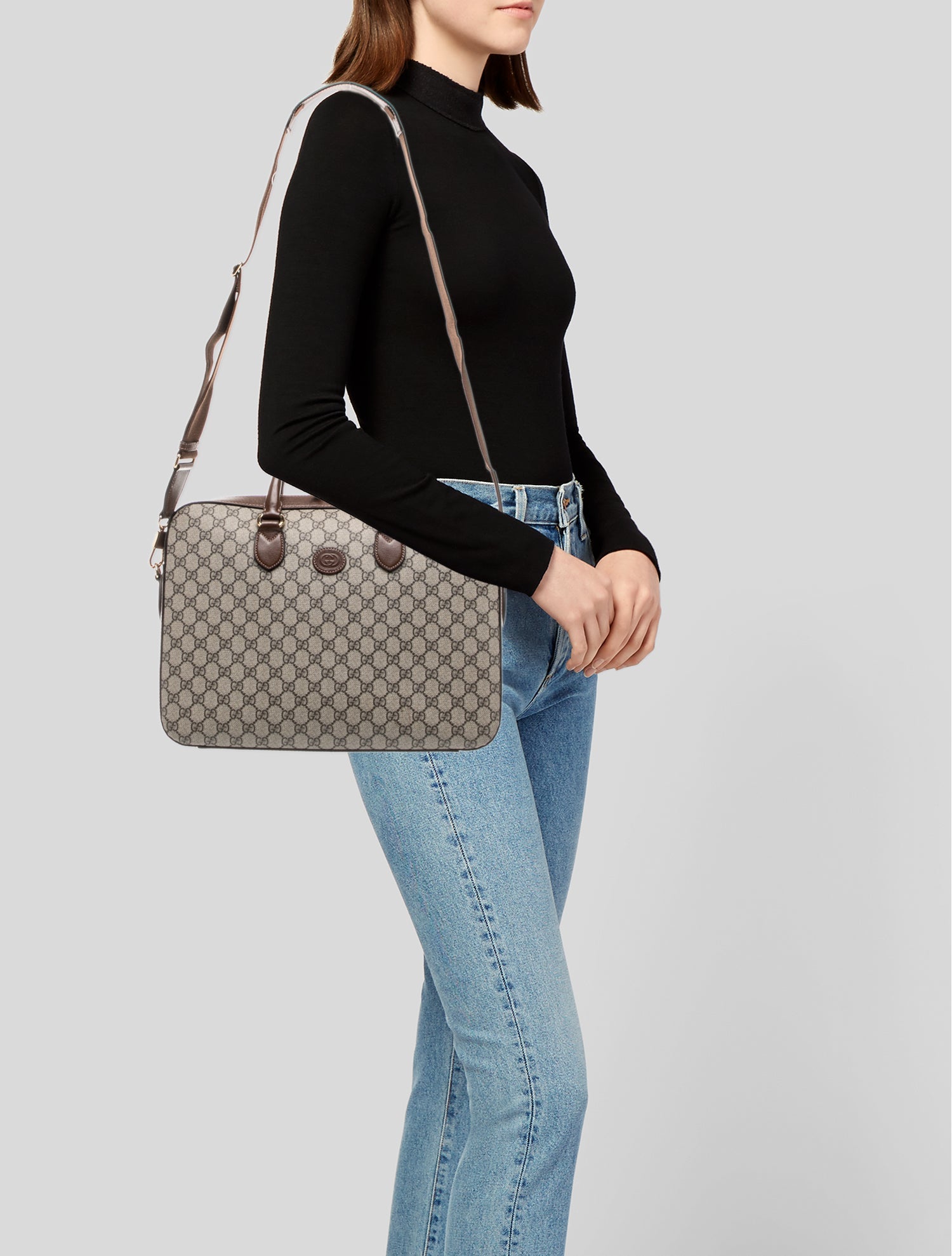 Gucci GG Supreme Briefcase