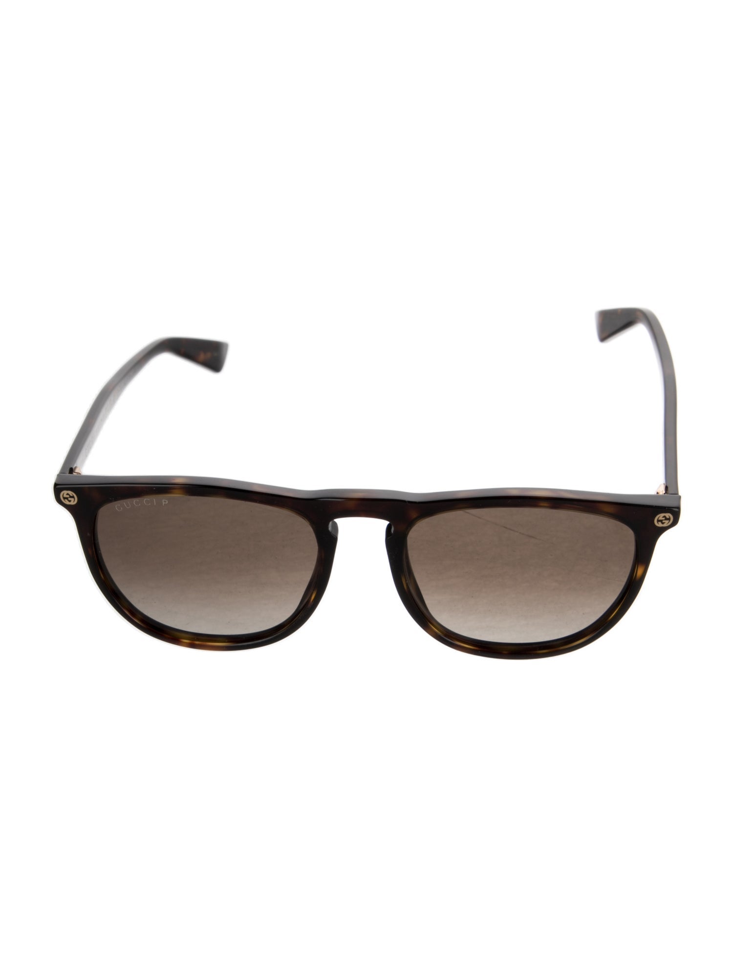 Gucci Double G Logo Square Sunglasses