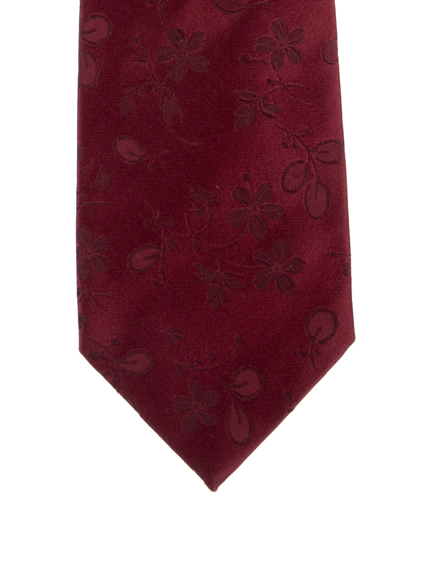 Gucci Mens' Silk Floral Tie