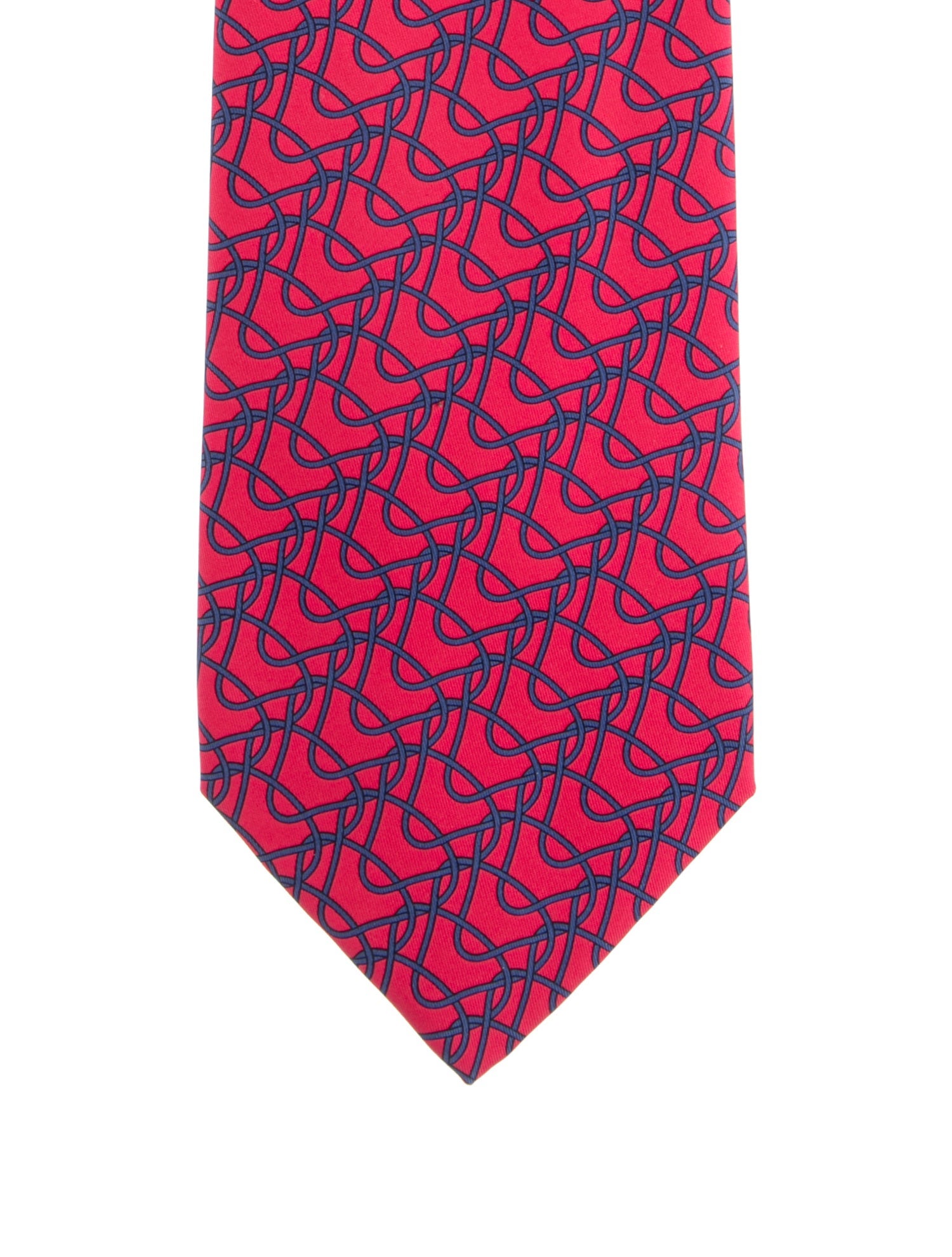Gucci Pattern Print Silk Tie