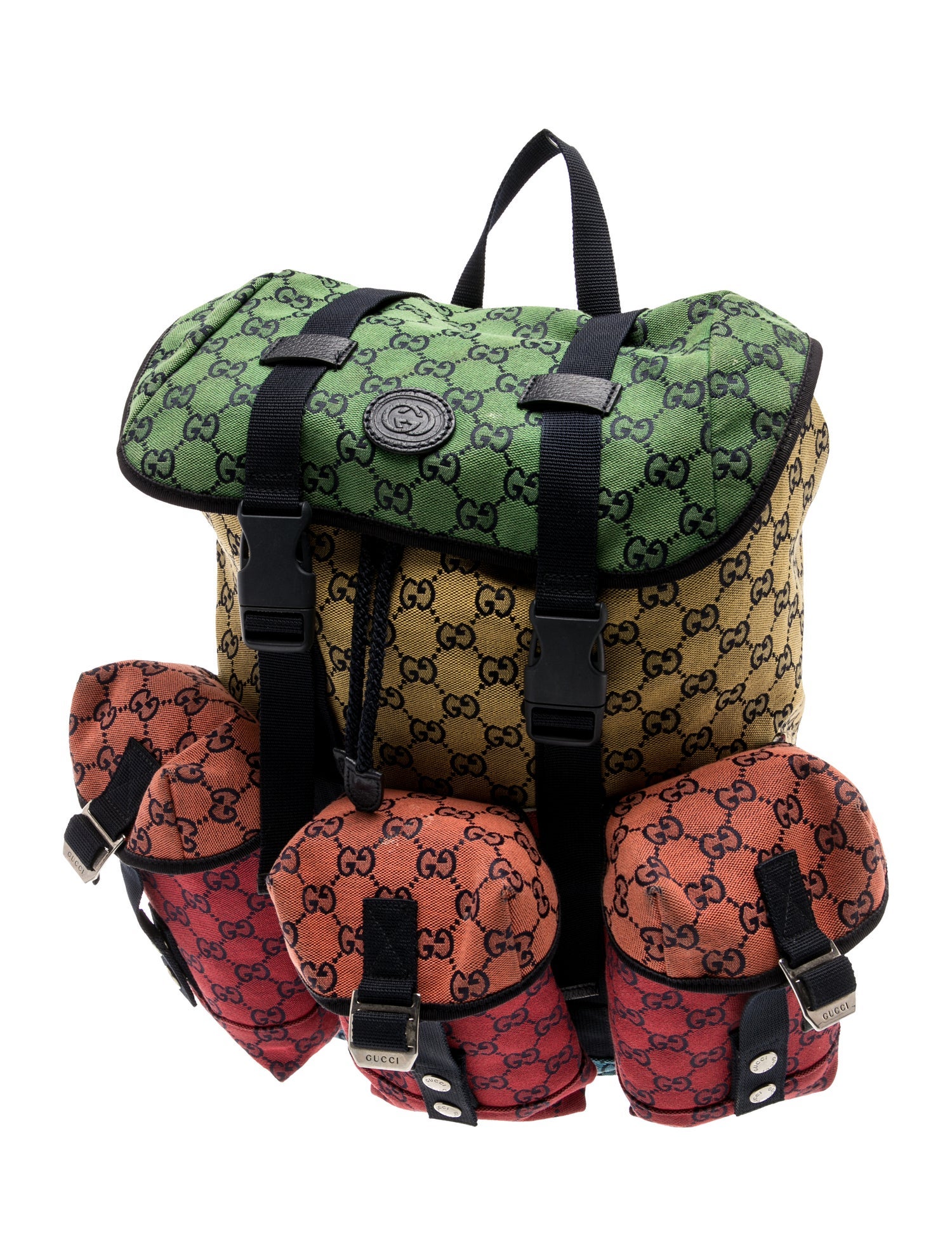 Gucci GG Canvas Multicolor GG Canvas Backpack