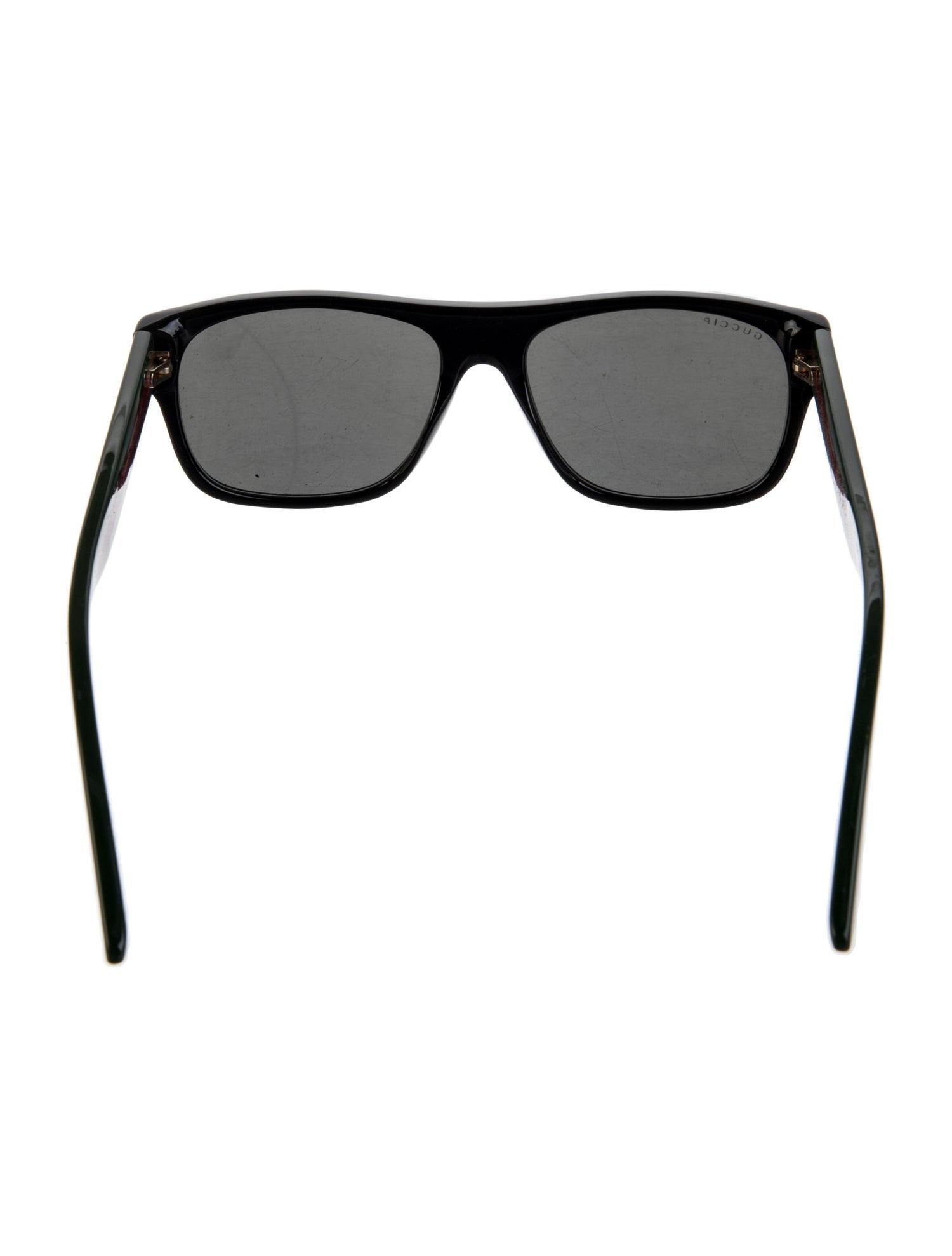 Gucci Web Accent Wayfarer Sunglasses
