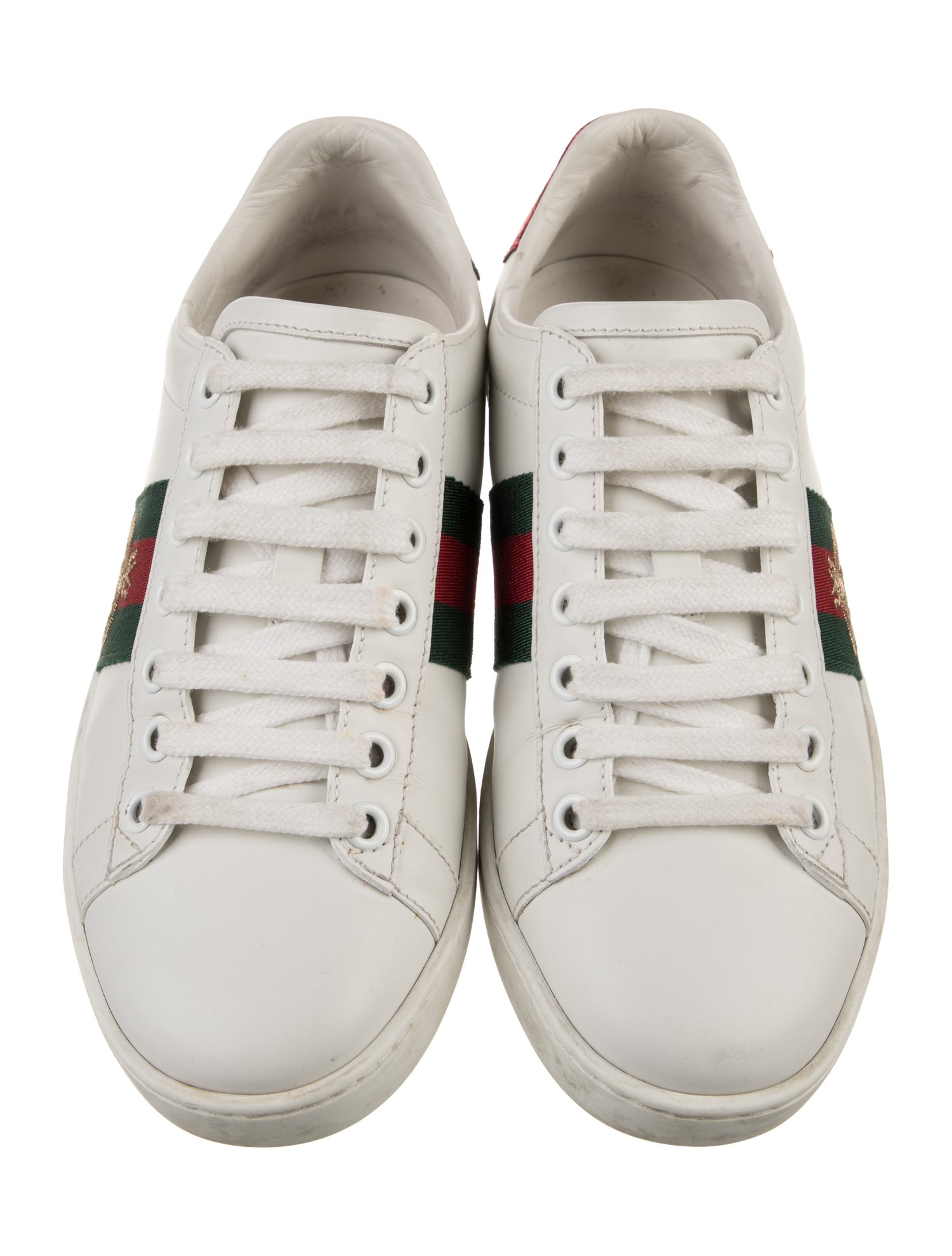 Gucci Boys' Low Top Leather Sneakers