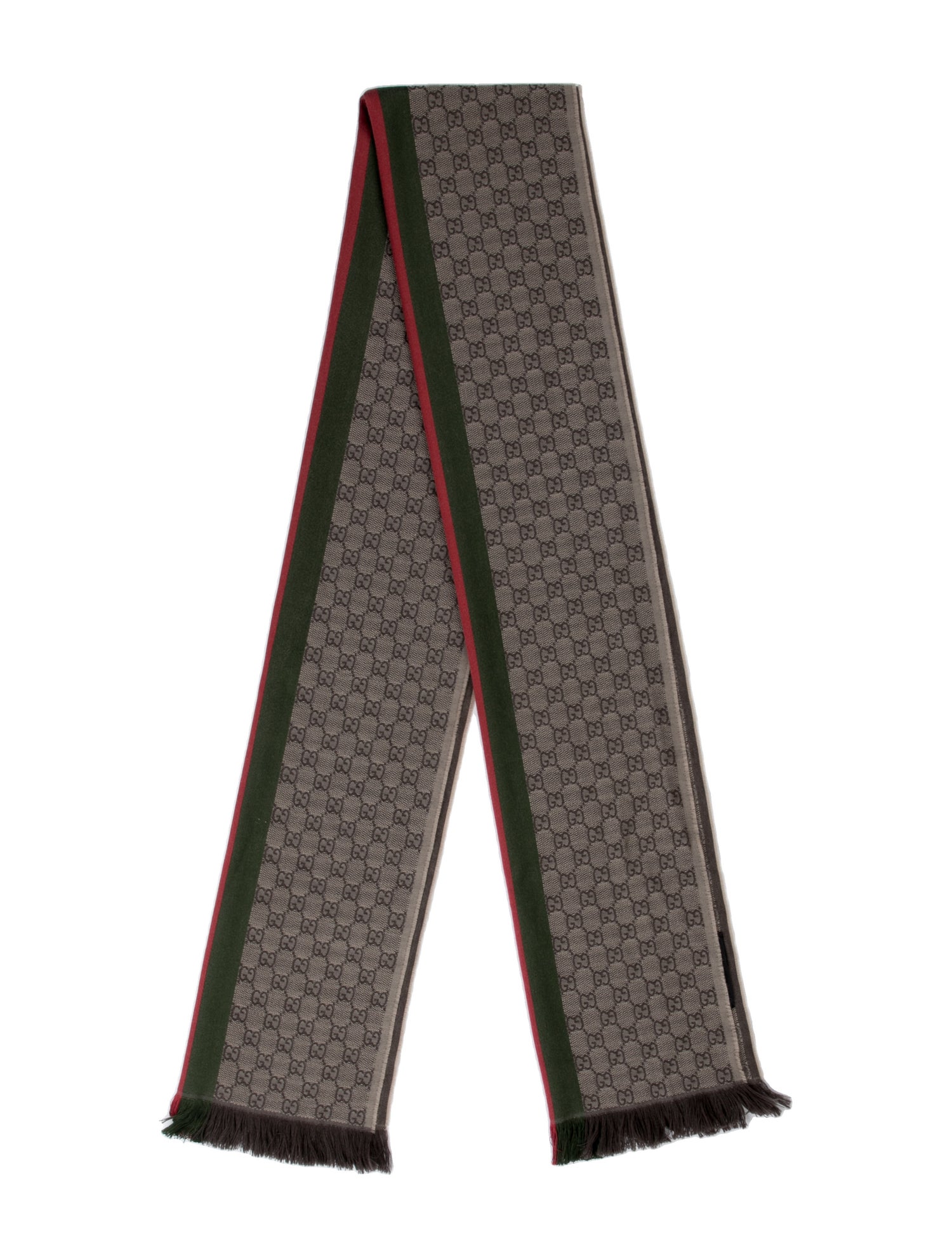 Gucci Wool Printed Scarf