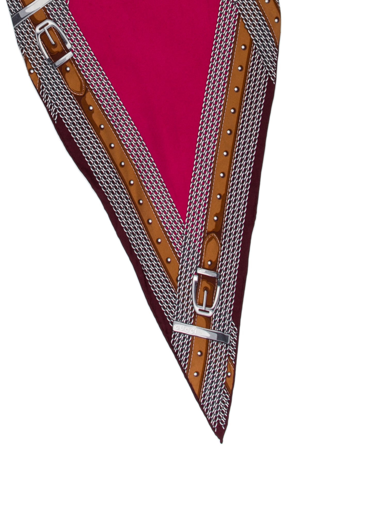 Gucci Silk Signature Logo Scarf