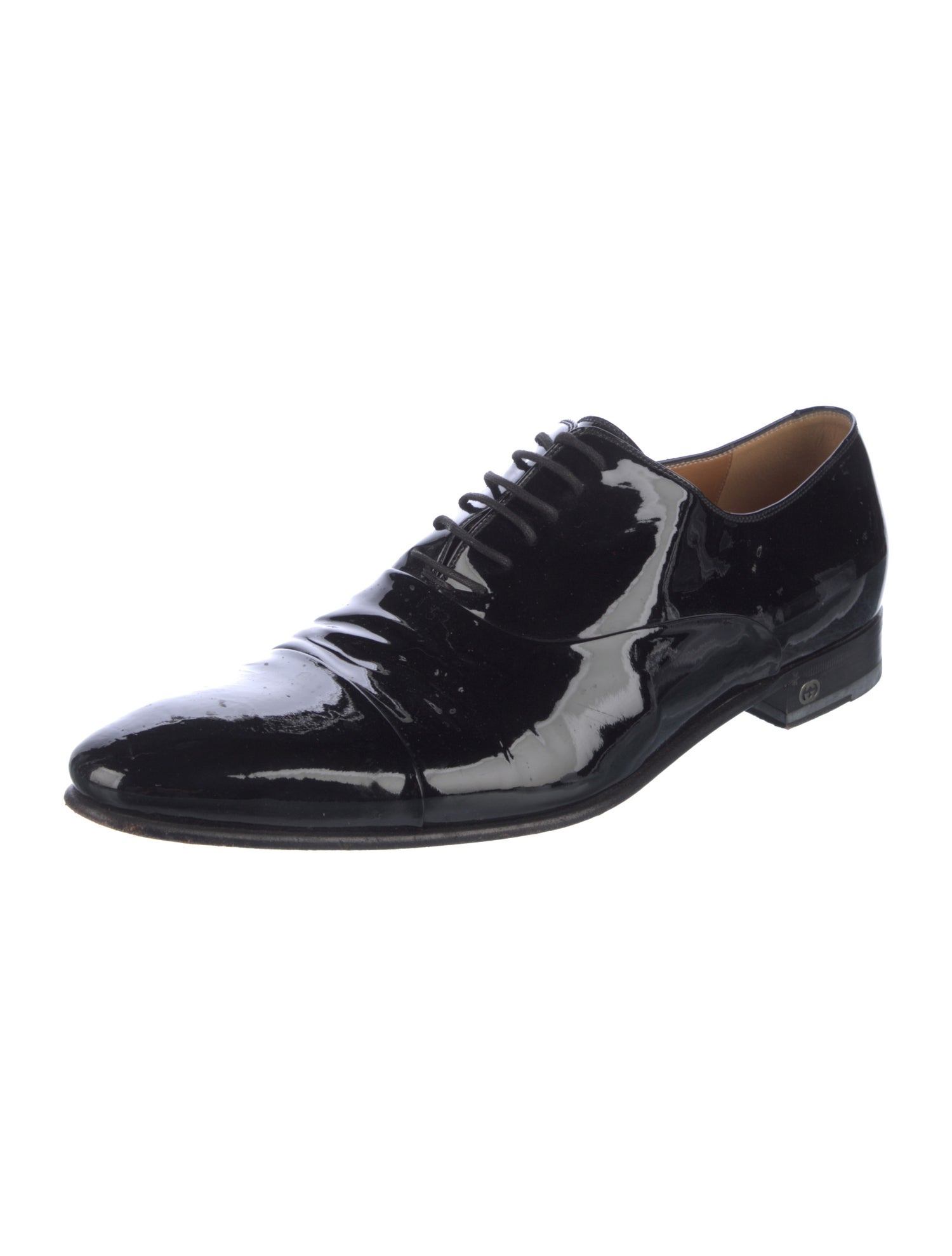 Gucci Patent Leather Oxfords