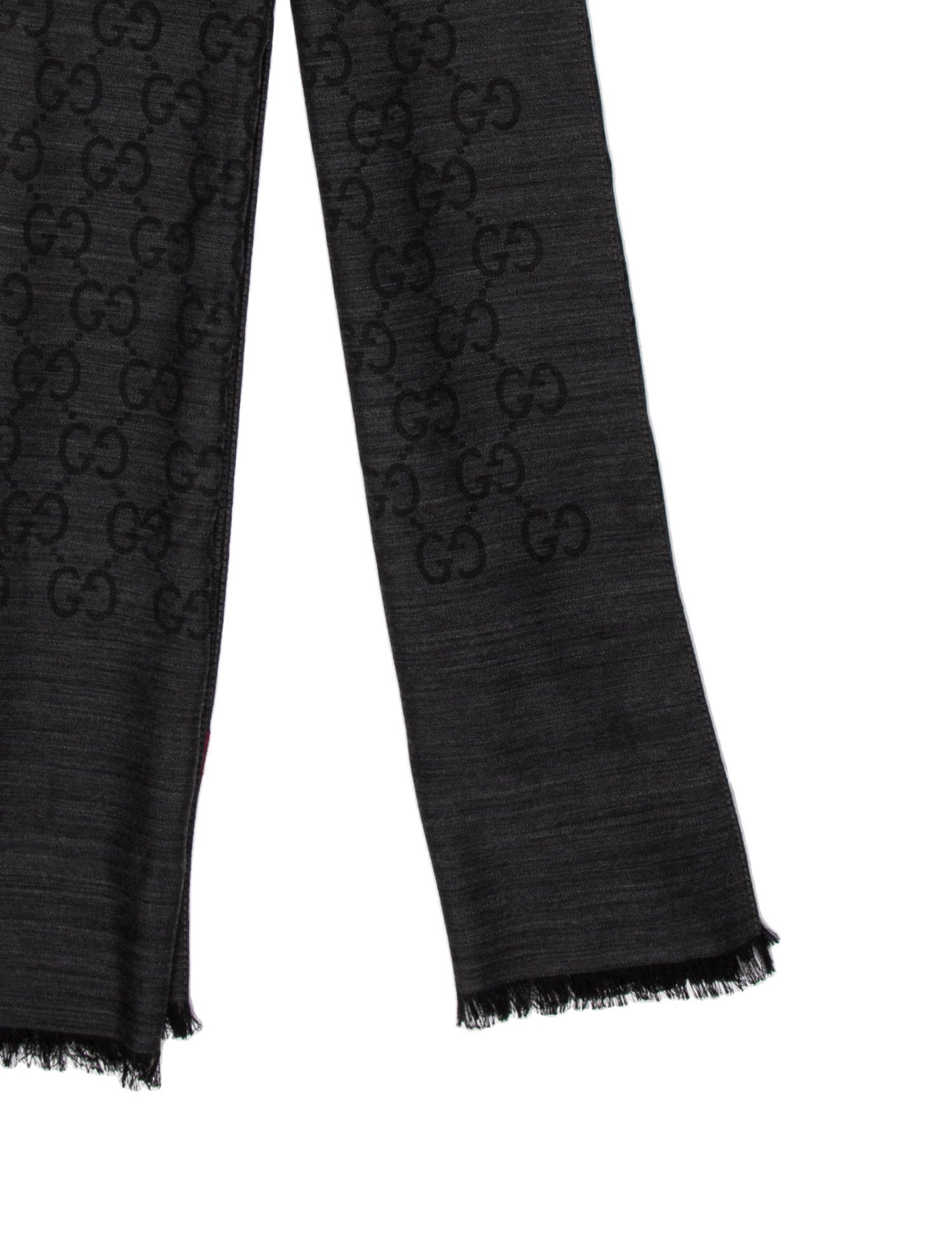 Gucci Wool Printed Scarf w/ Tags