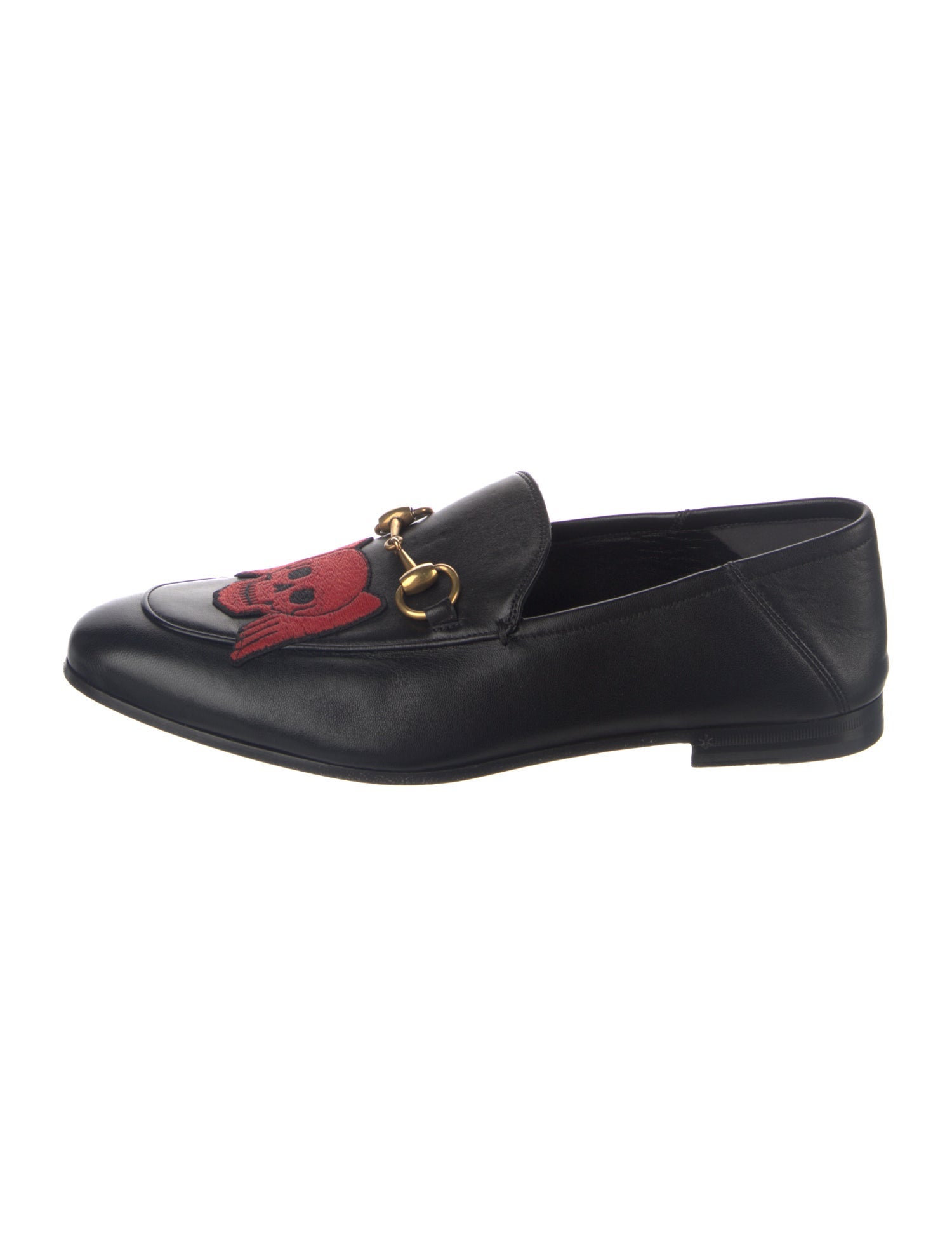 Gucci Horsebit Accent Leather Dress Loafers
