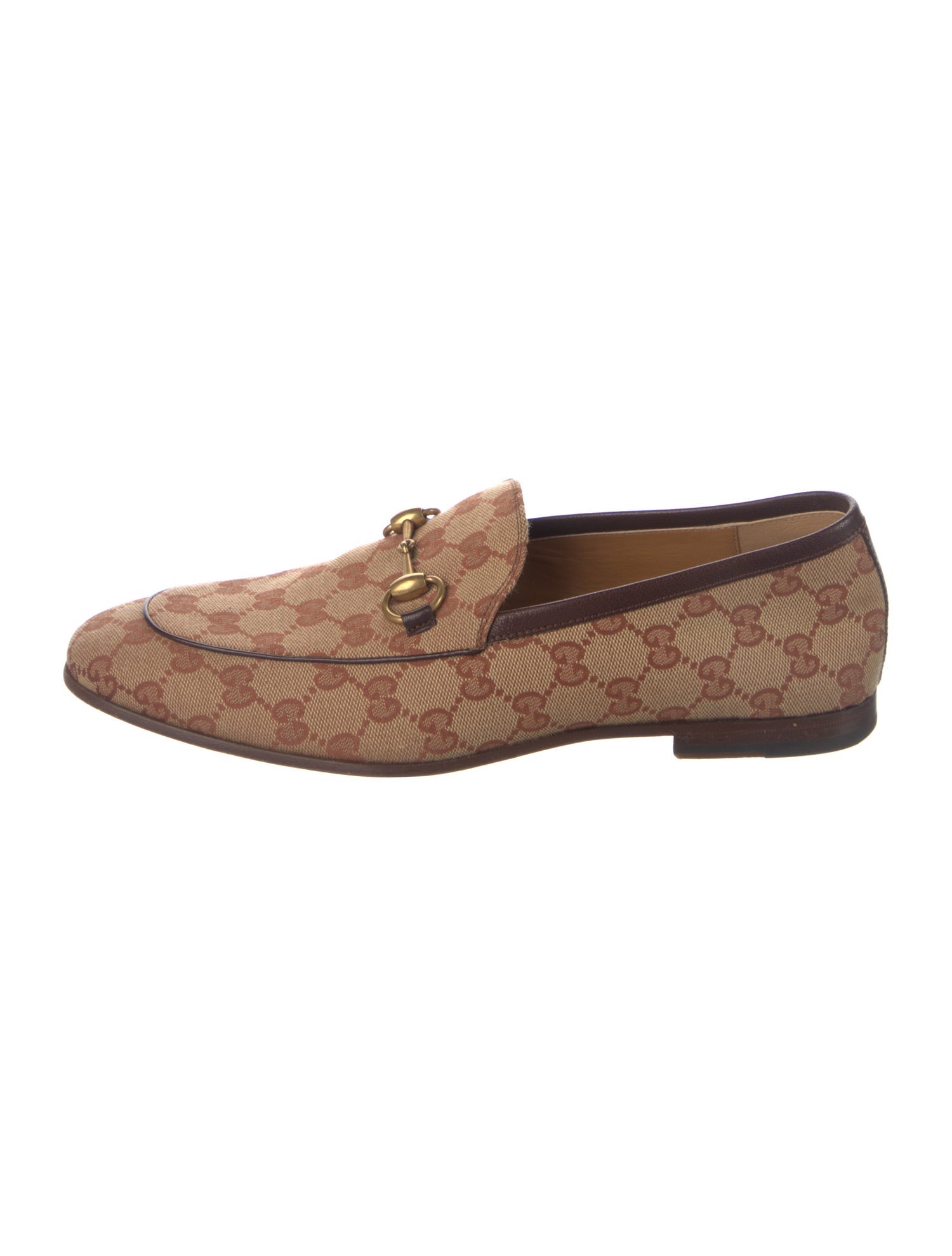 Gucci GG Canvas Canvas Dress Loafers