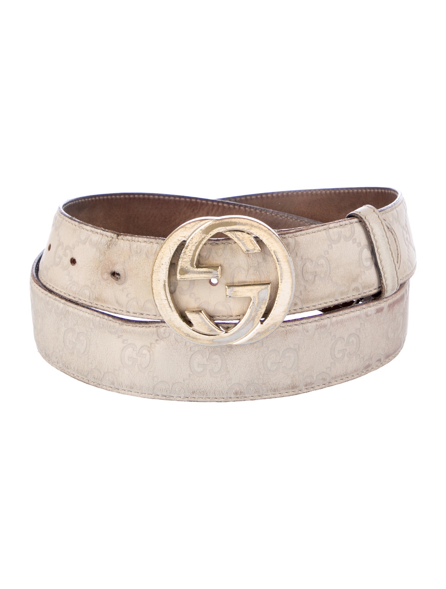 Gucci GG Signature Leather Belt