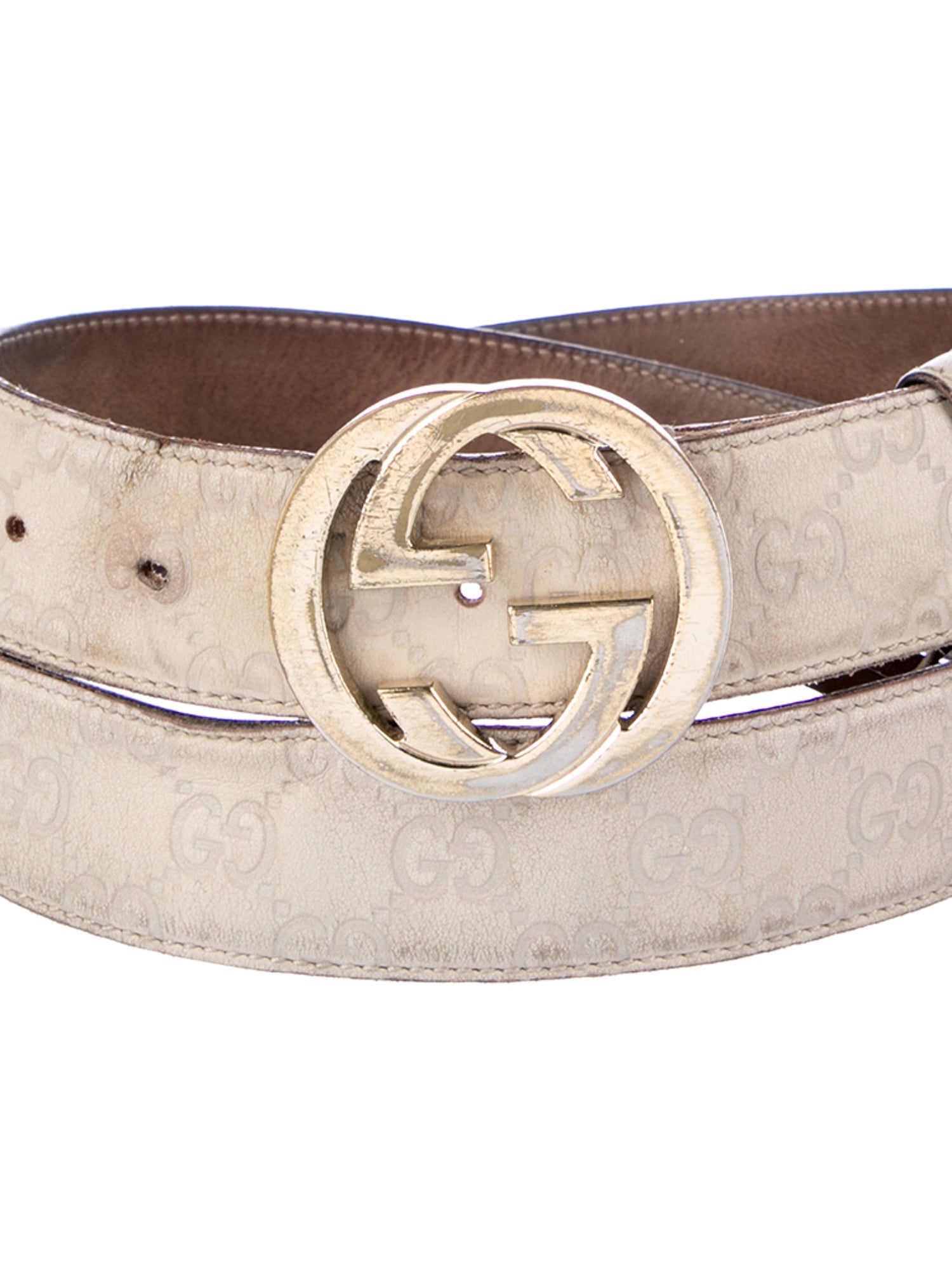Gucci GG Signature Leather Belt