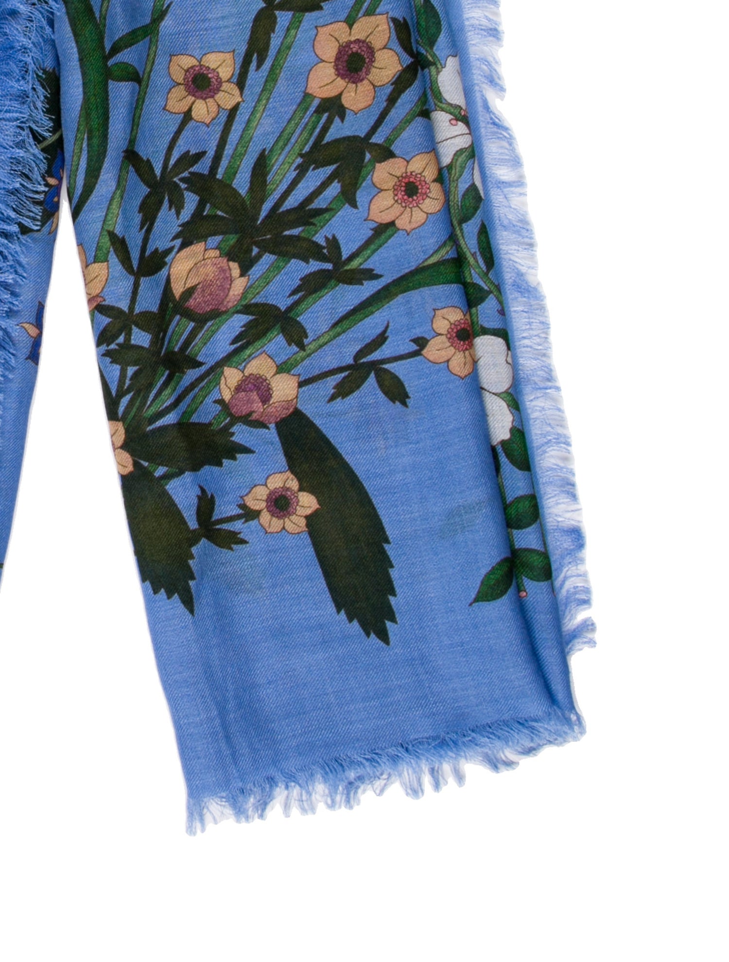 Gucci Flora Print Scarf