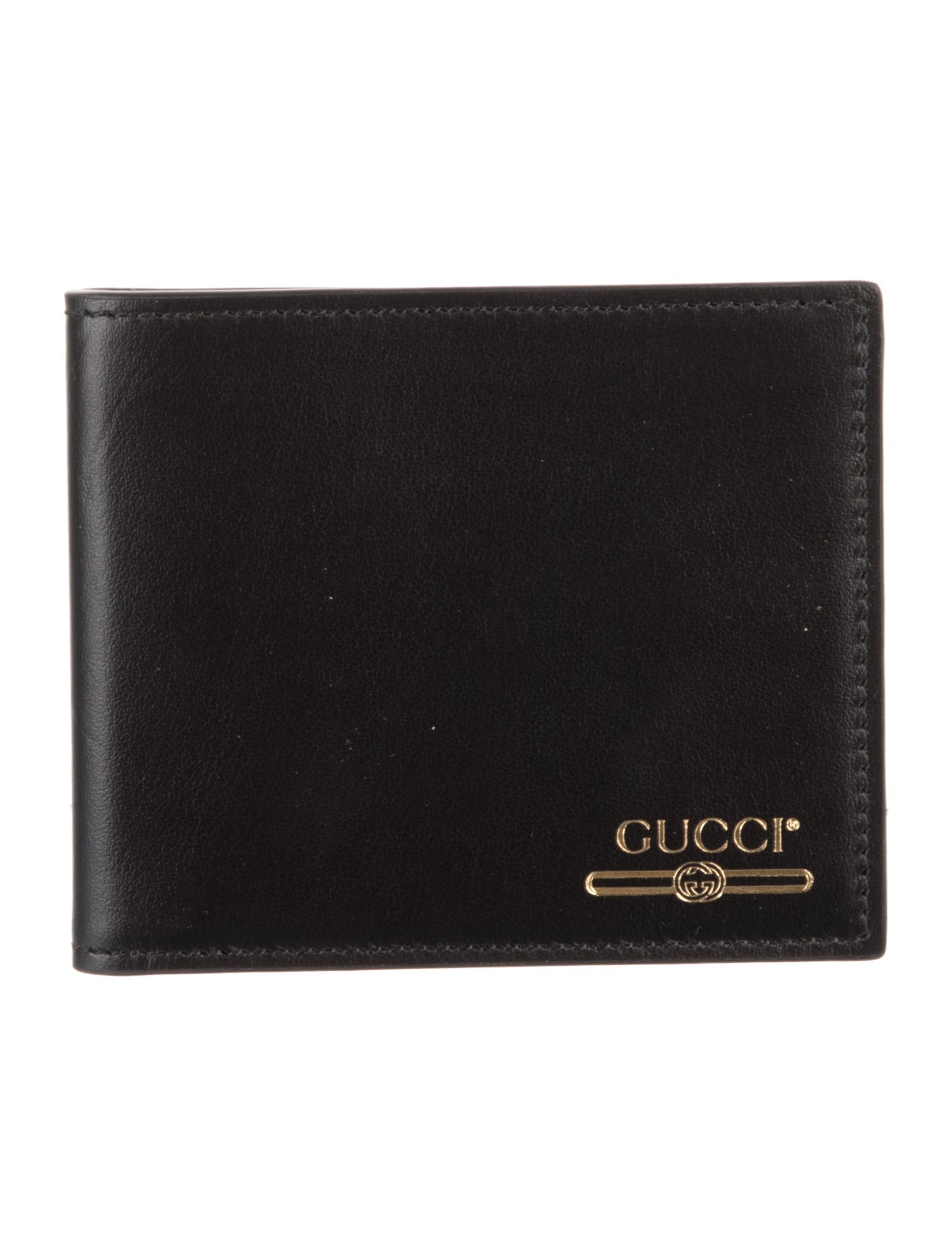 Gucci Bifold Calf Leather Bifold Wallet