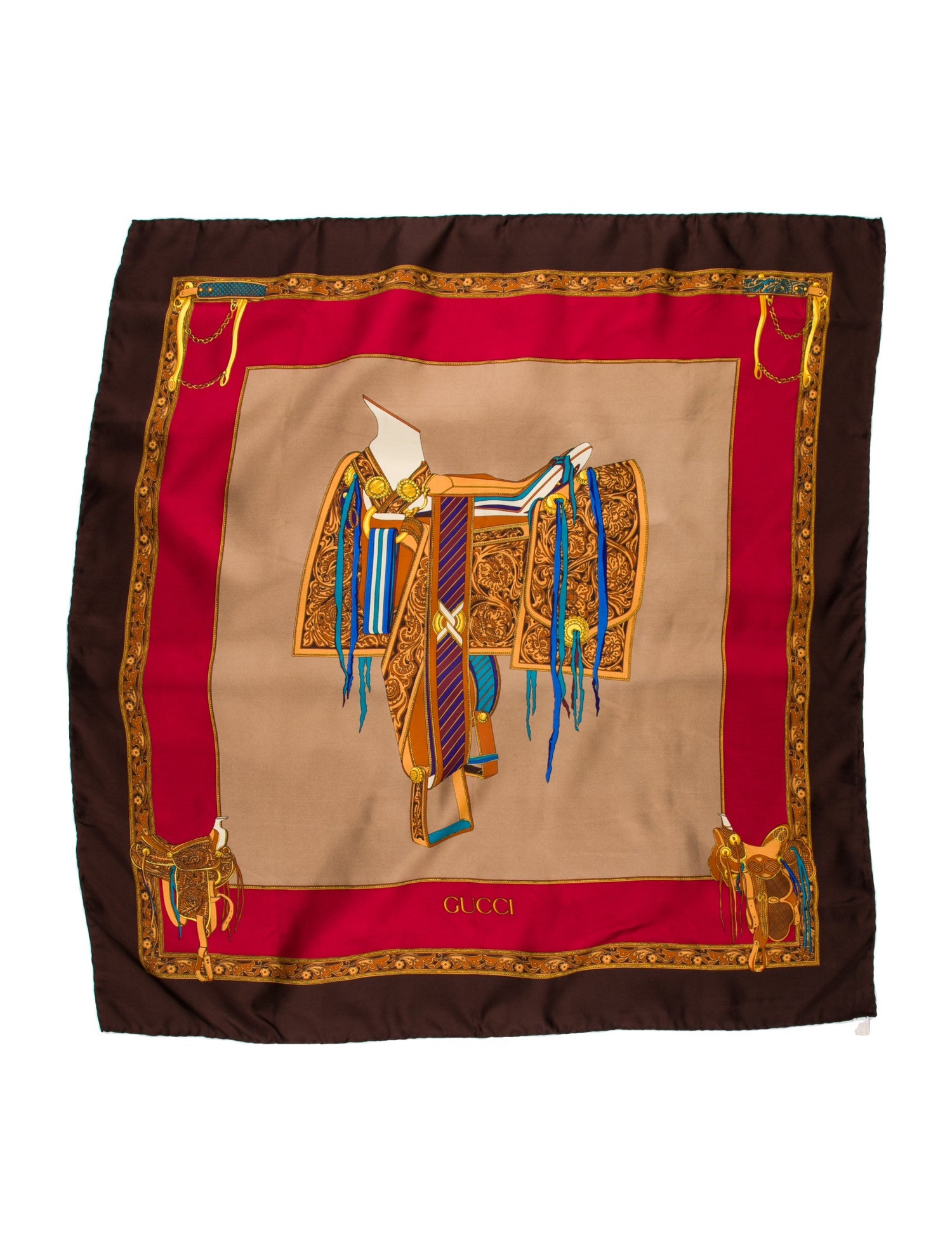 Gucci Silk Printed Scarf