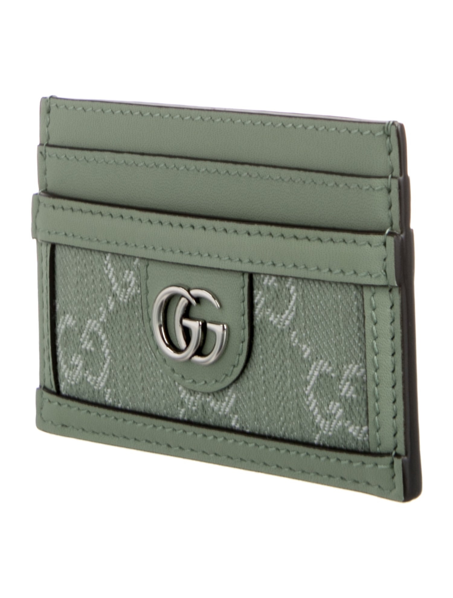 Gucci GG Denim Leather Wallet
