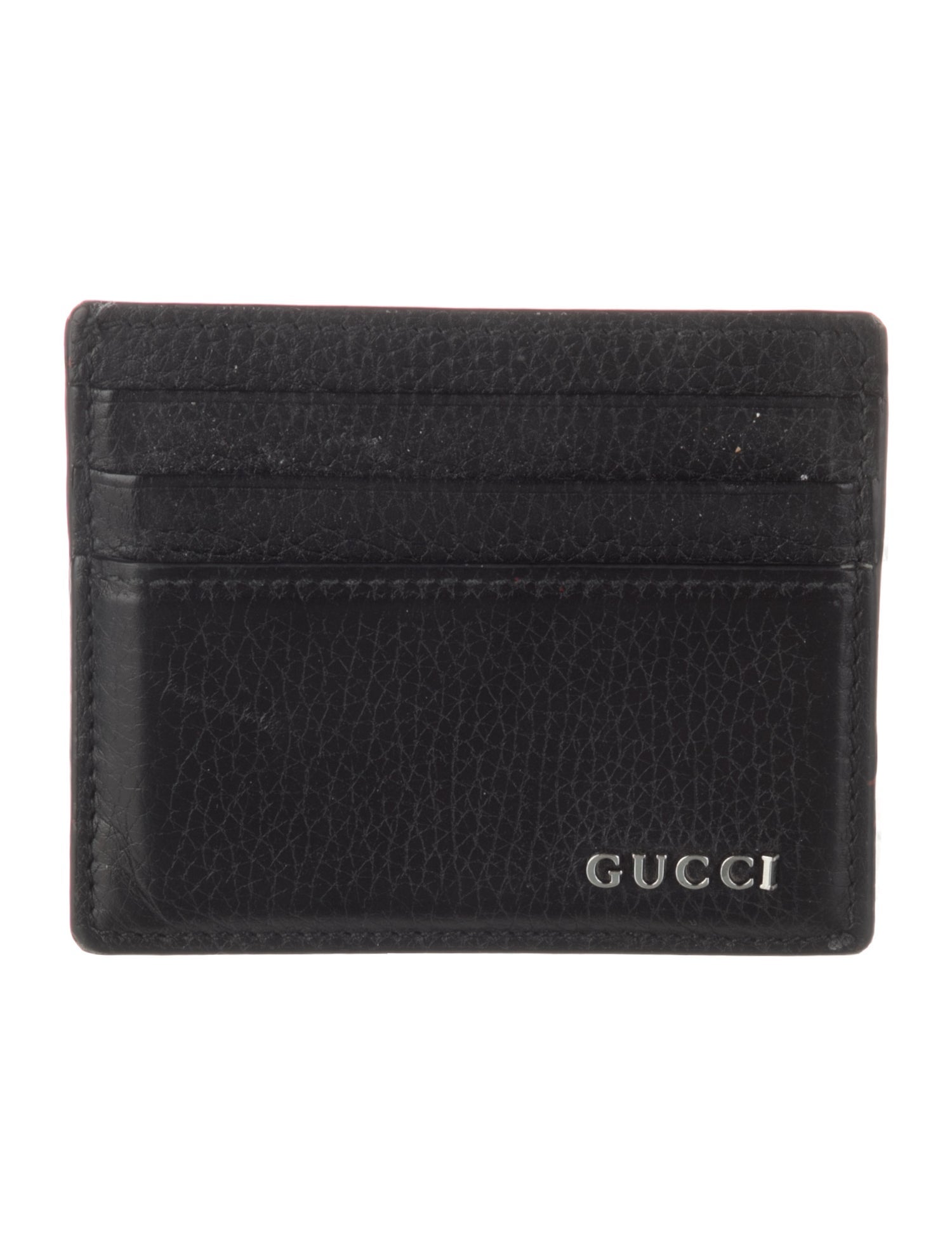 Gucci Leather Graphic Print Card Holder