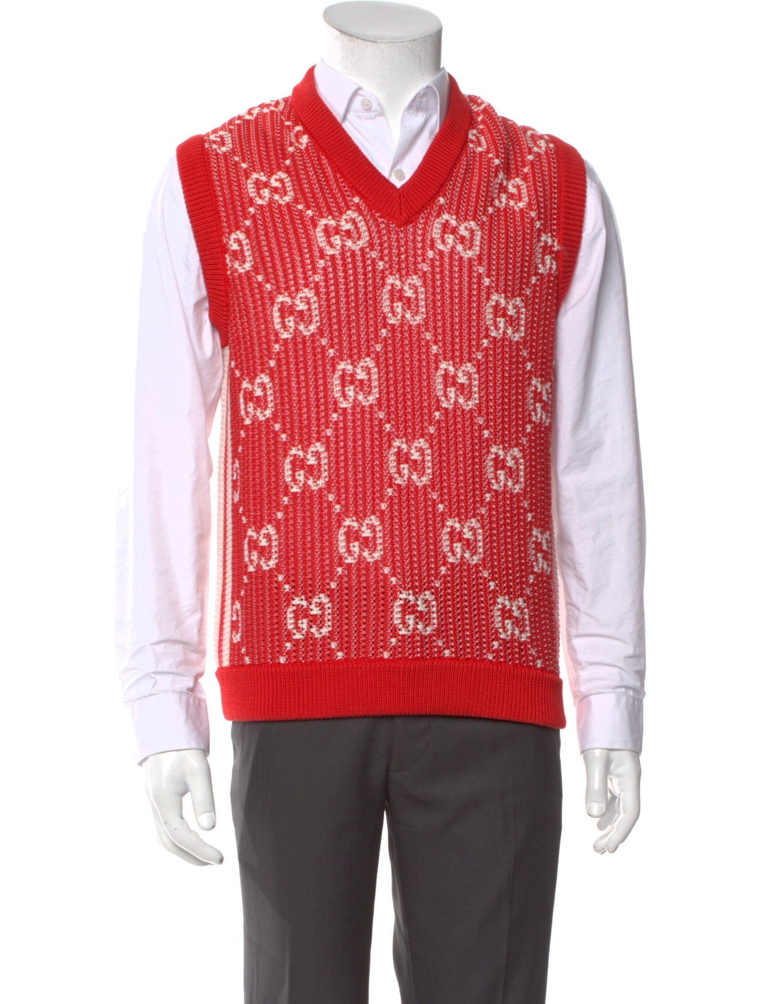 Gucci 2023 GG Logo Sweater Vest
