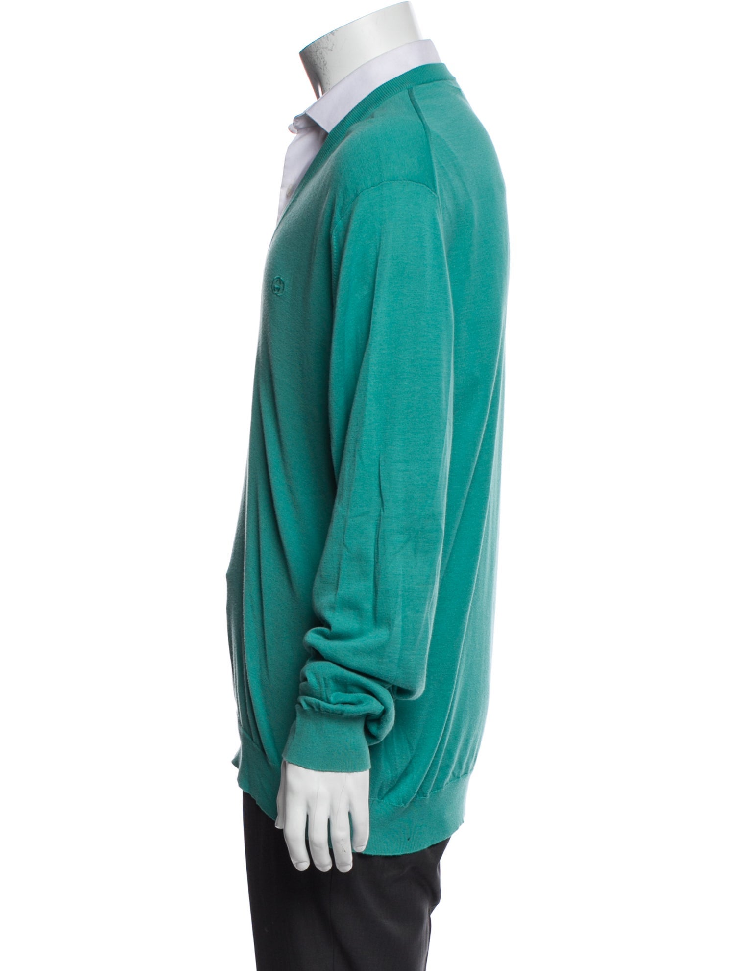 Gucci V-Neck Long Sleeve Pullover