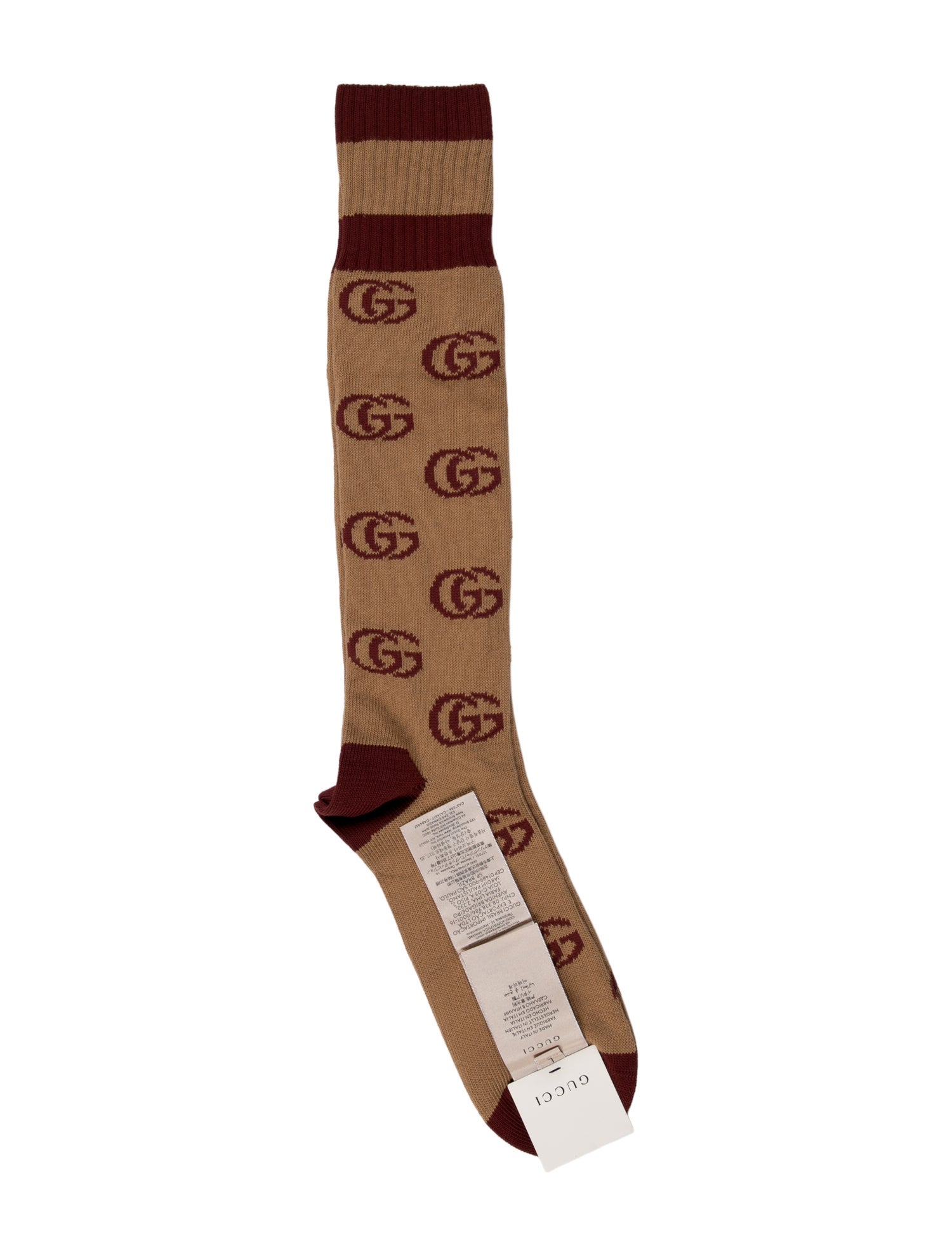 Gucci Multi Colored Knee High Socks w/Tags
