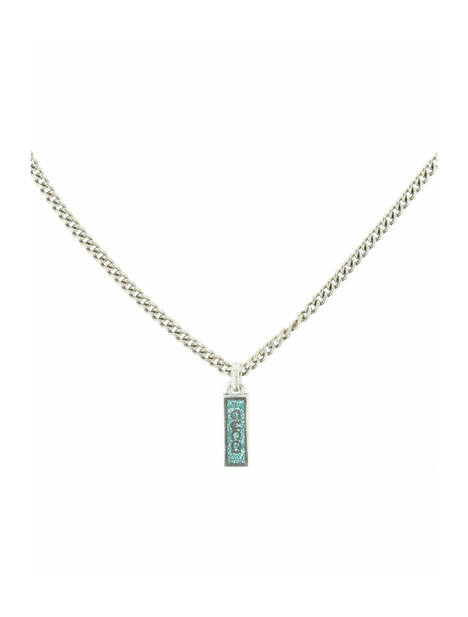 Gucci Sterling Silver Pendant Necklace