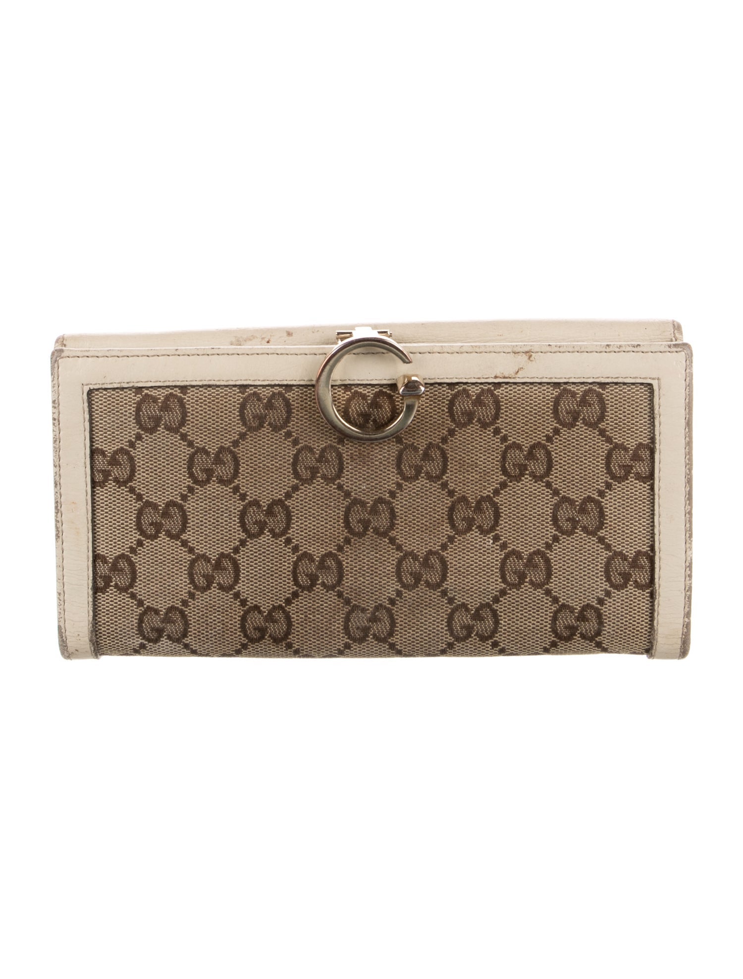 Gucci GG Canvas Canvas French Purse