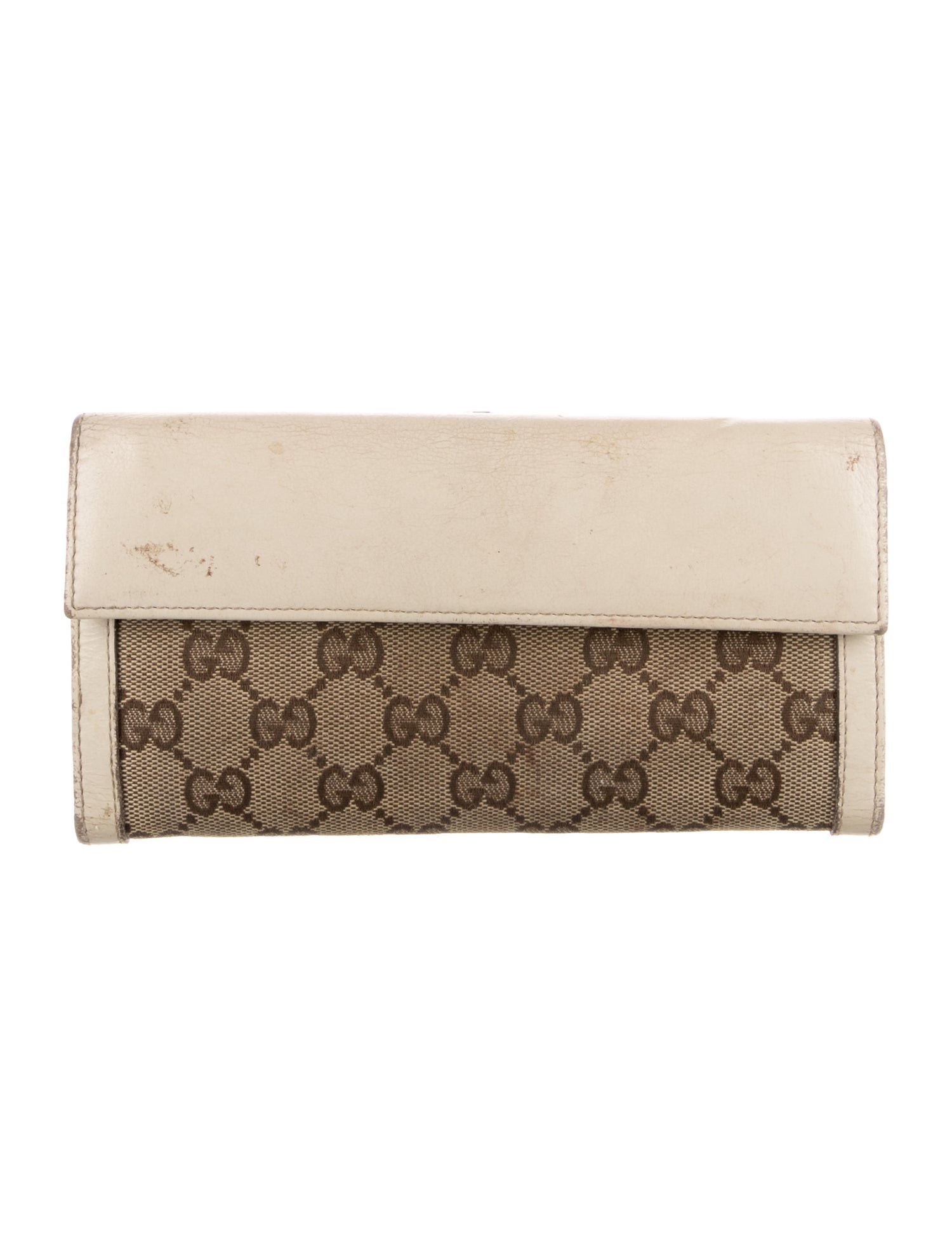 Gucci GG Canvas Canvas French Purse