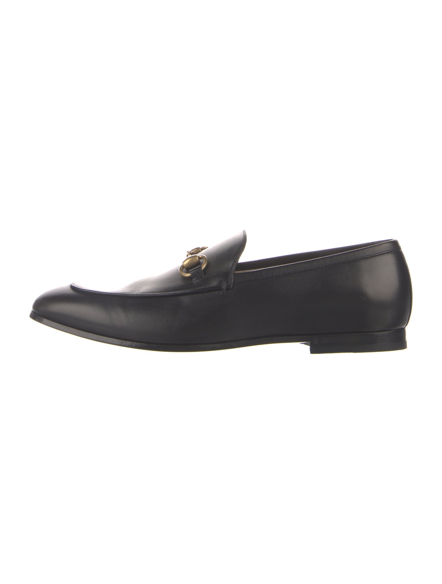 Gucci Horsebit Accent Leather Loafers