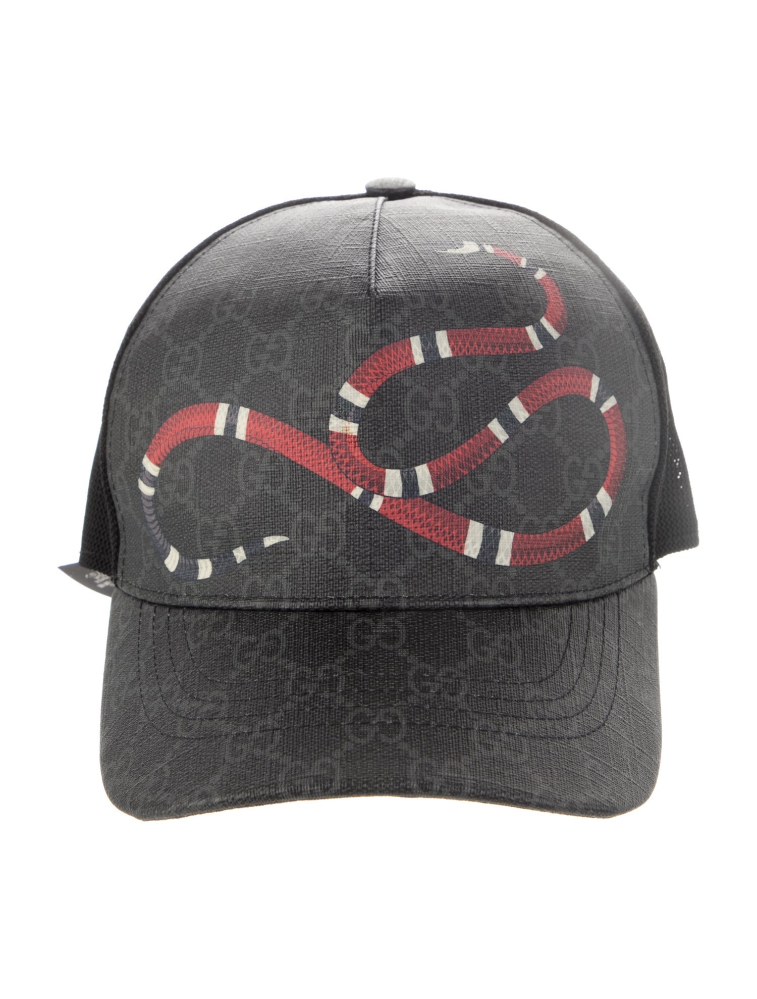 Gucci Snake Print GG Supreme Hat