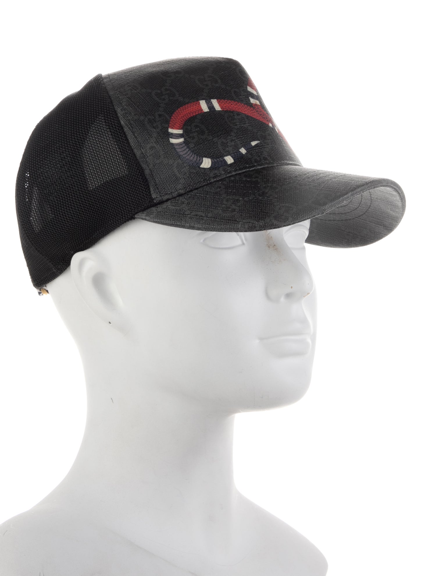 Gucci Snake Print GG Supreme Hat