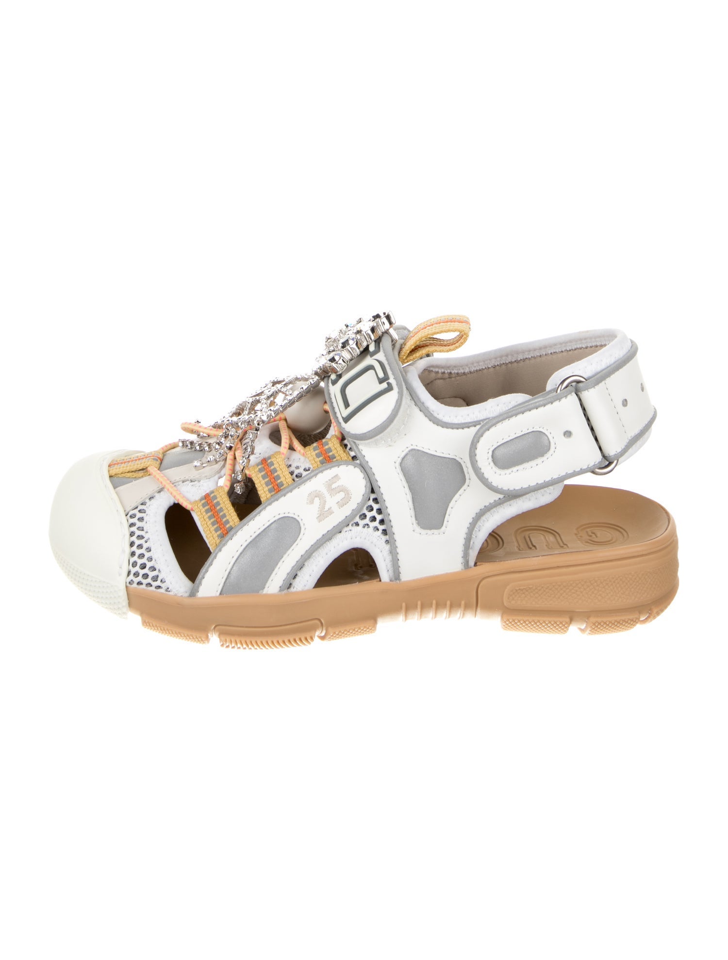 Gucci Girls' Tinsel Sport Sandals