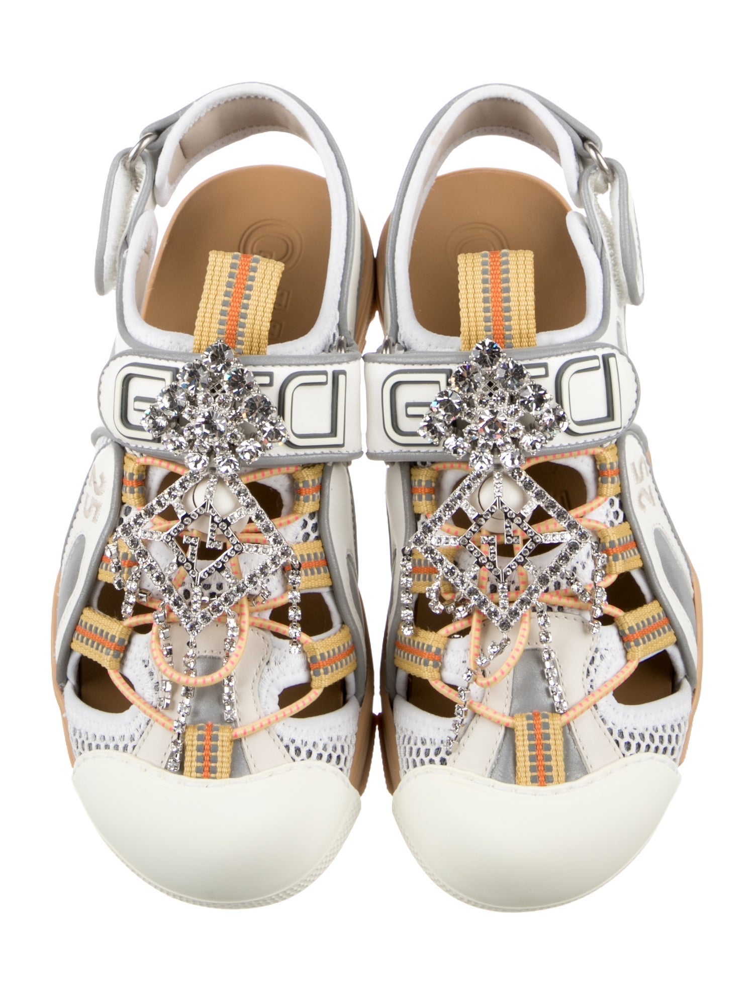 Gucci Girls' Tinsel Sport Sandals