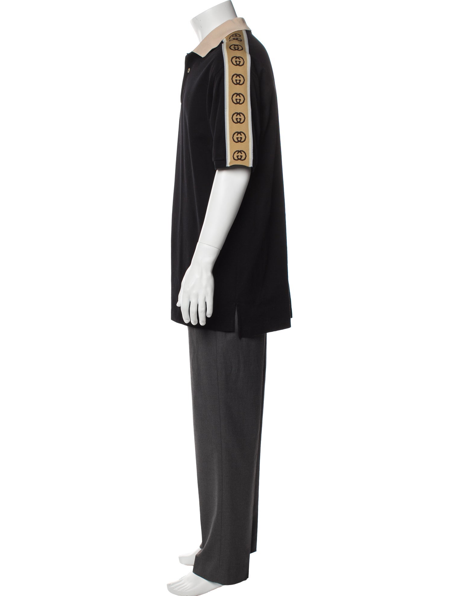 Gucci 2021 Interlocking G Logo Polo Shirt