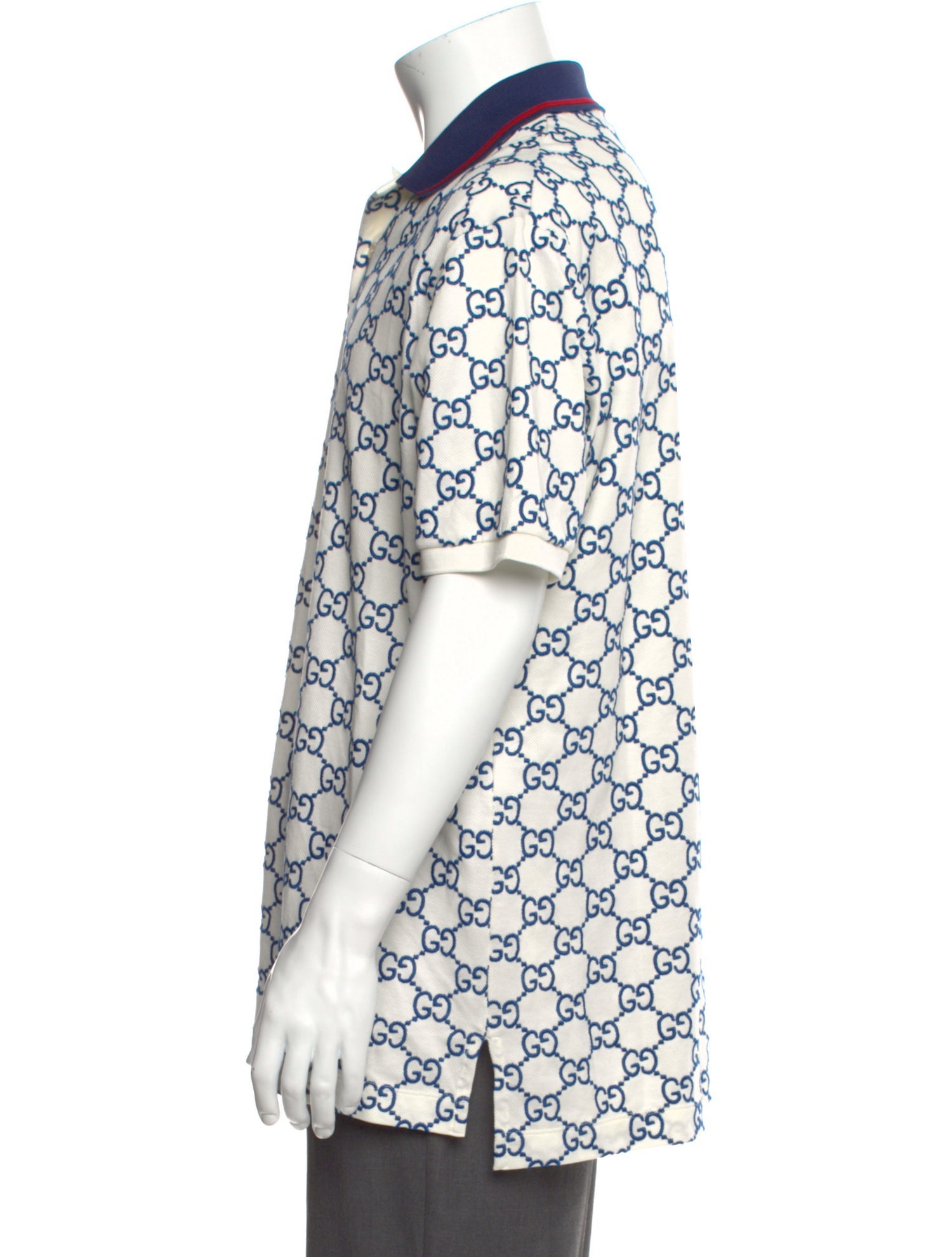 Gucci 2022 GG Logo Polo Shirt