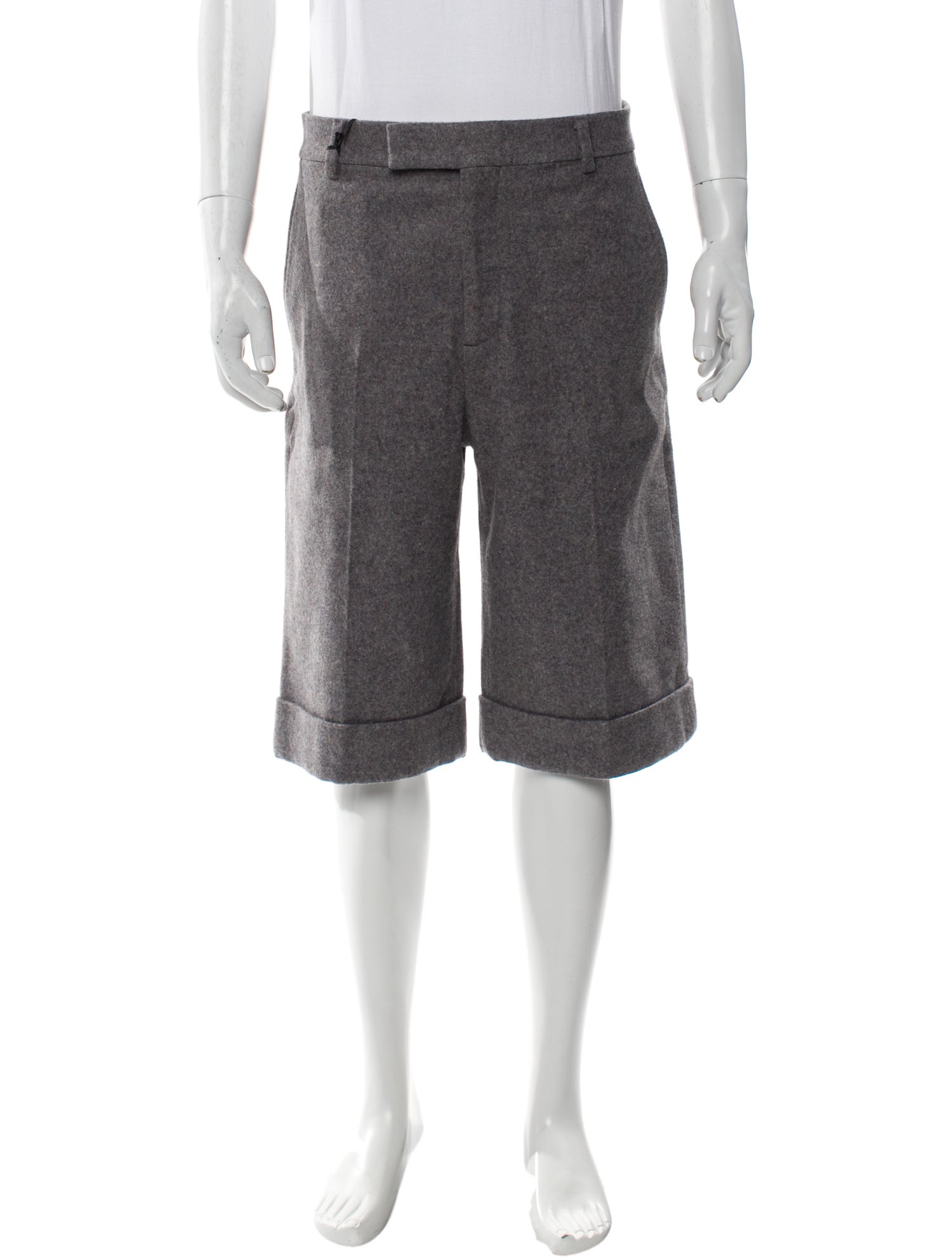 Gucci Wool Flat Front Shorts w/ Tags