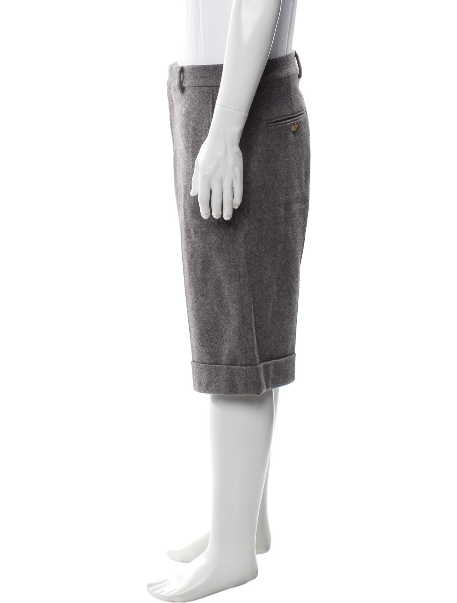 Gucci Wool Flat Front Shorts w/ Tags