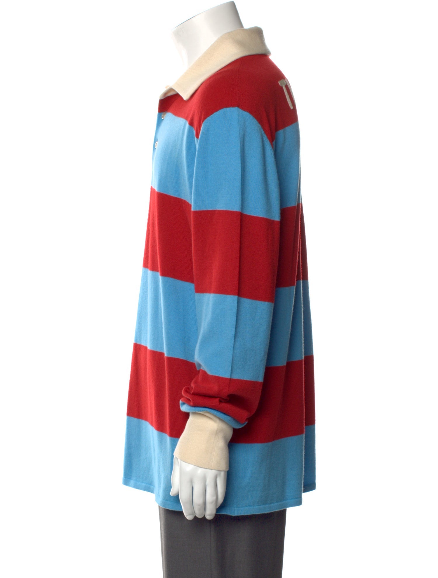 Gucci Wool Striped Polo Shirt