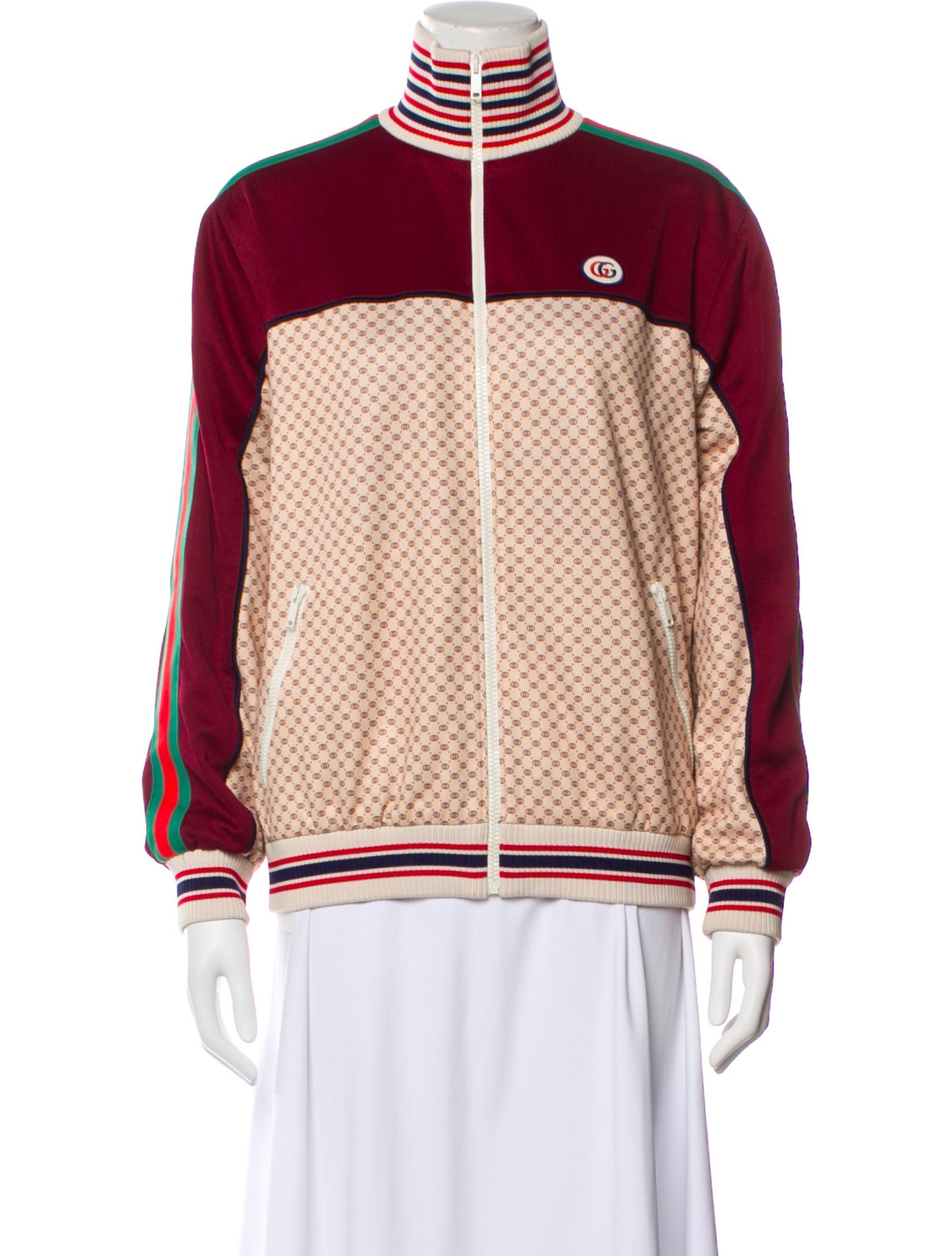 Gucci 2021 Striped Bomber Jacket