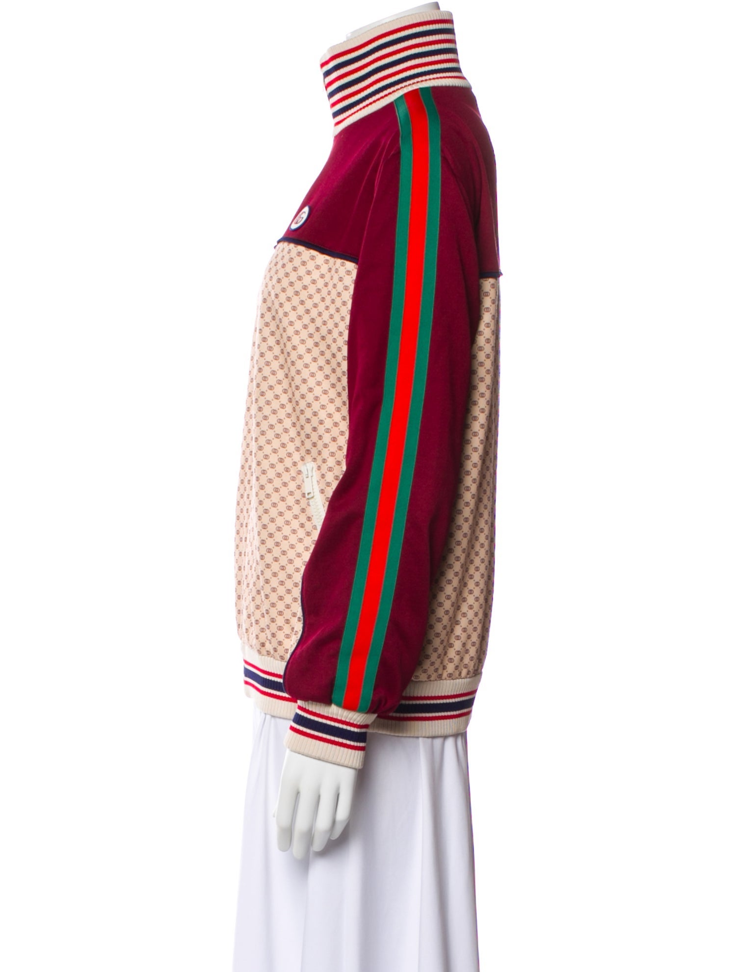 Gucci 2021 Striped Bomber Jacket