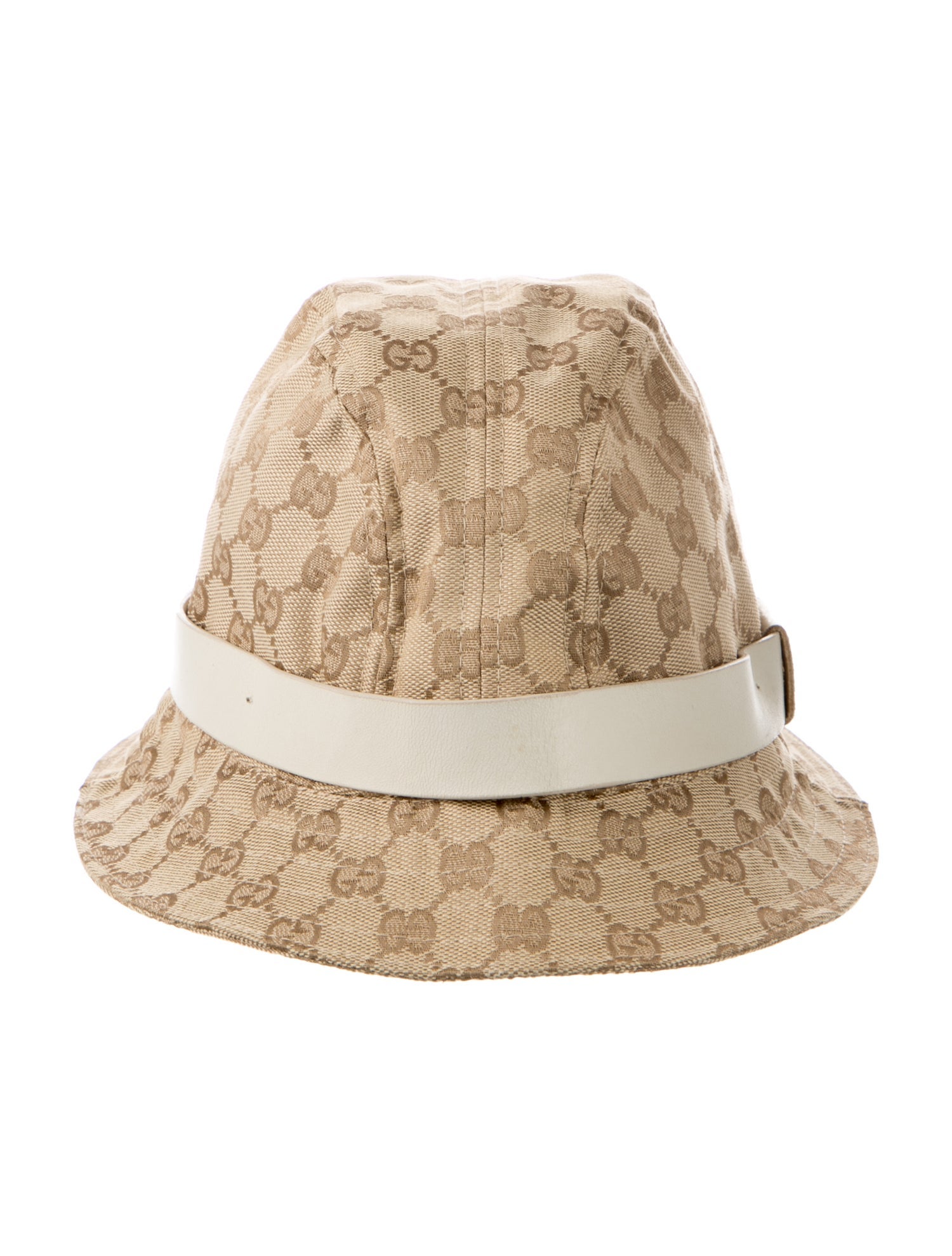 Gucci Leather Trim Bucket Hat