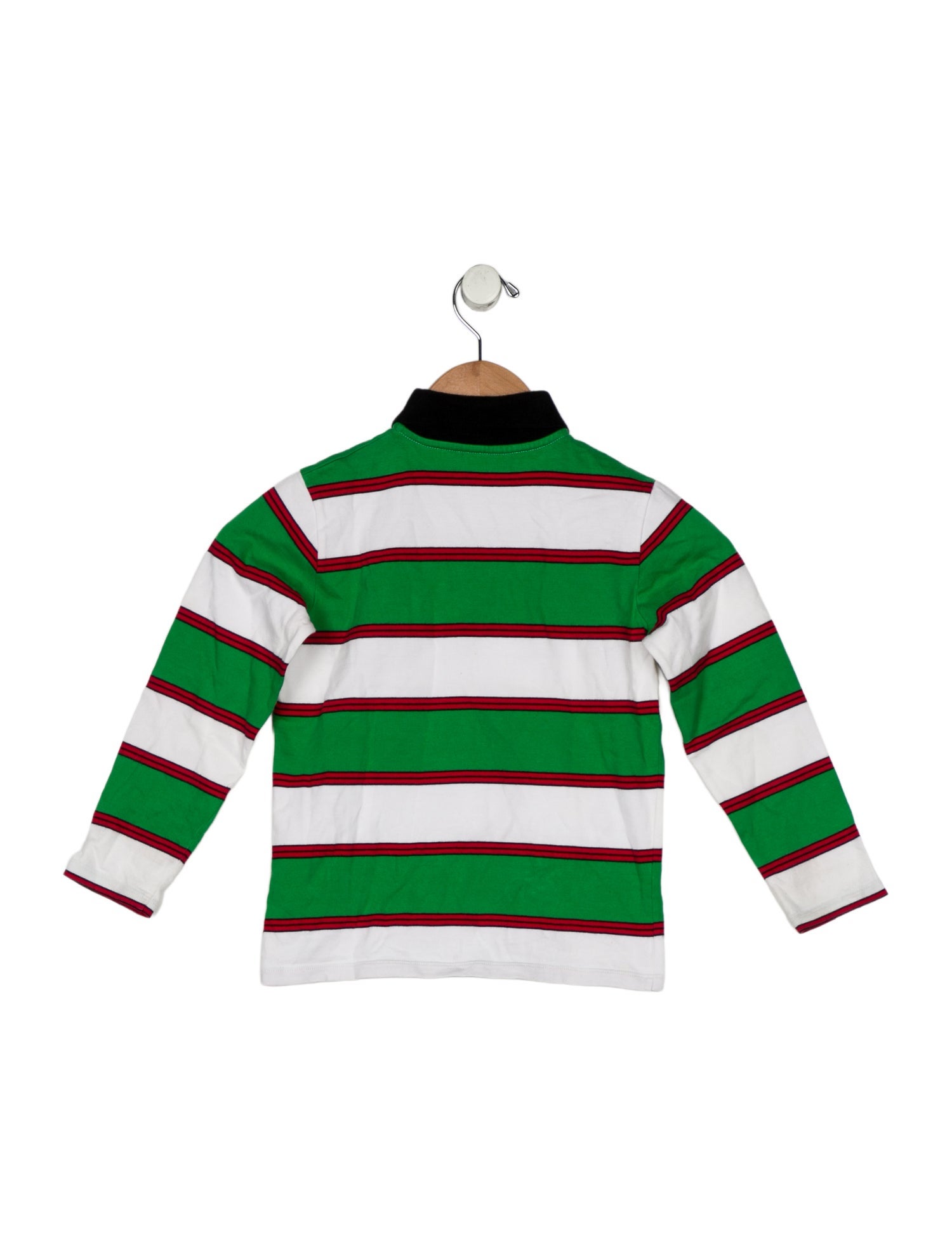 Gucci Toddler Boys' Striped Long Sleeve Polo W/ Collar